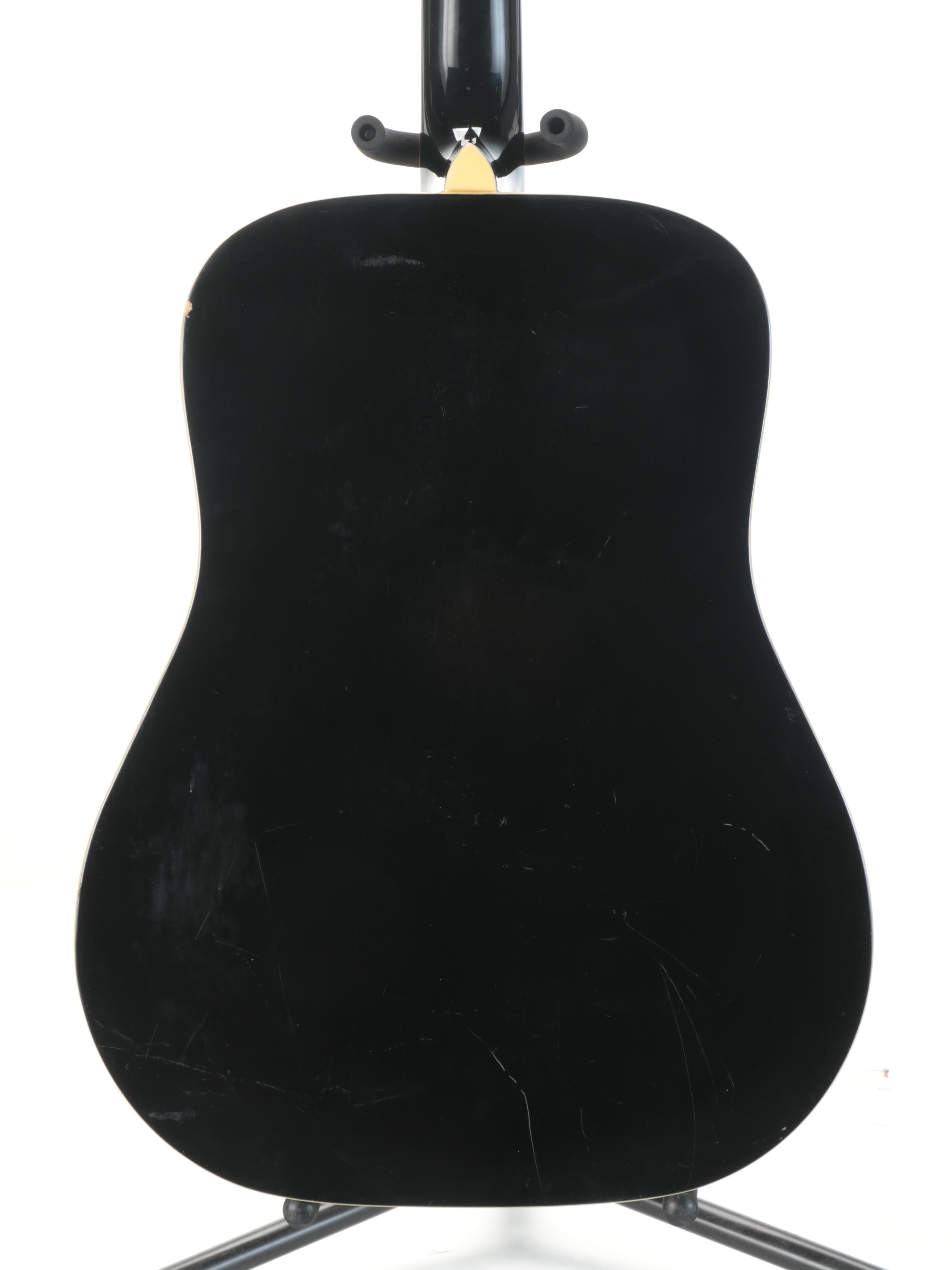 Sigma Guitars by CF Martin & Co. Black Laminate Acoustic Guitar and Case