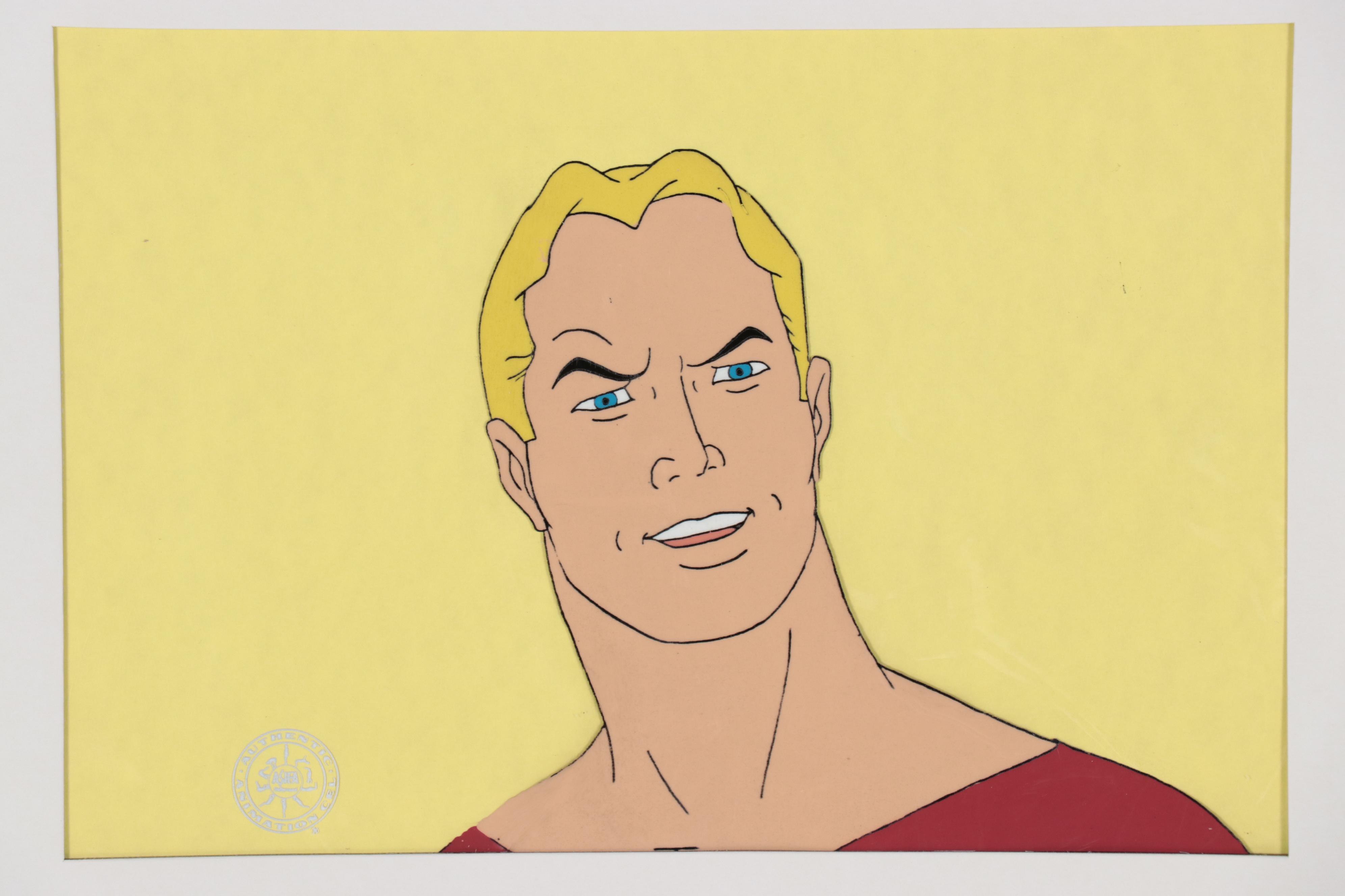 Filmation "Flash Gordon" Hand-Painted Production Cel, Circa 1980