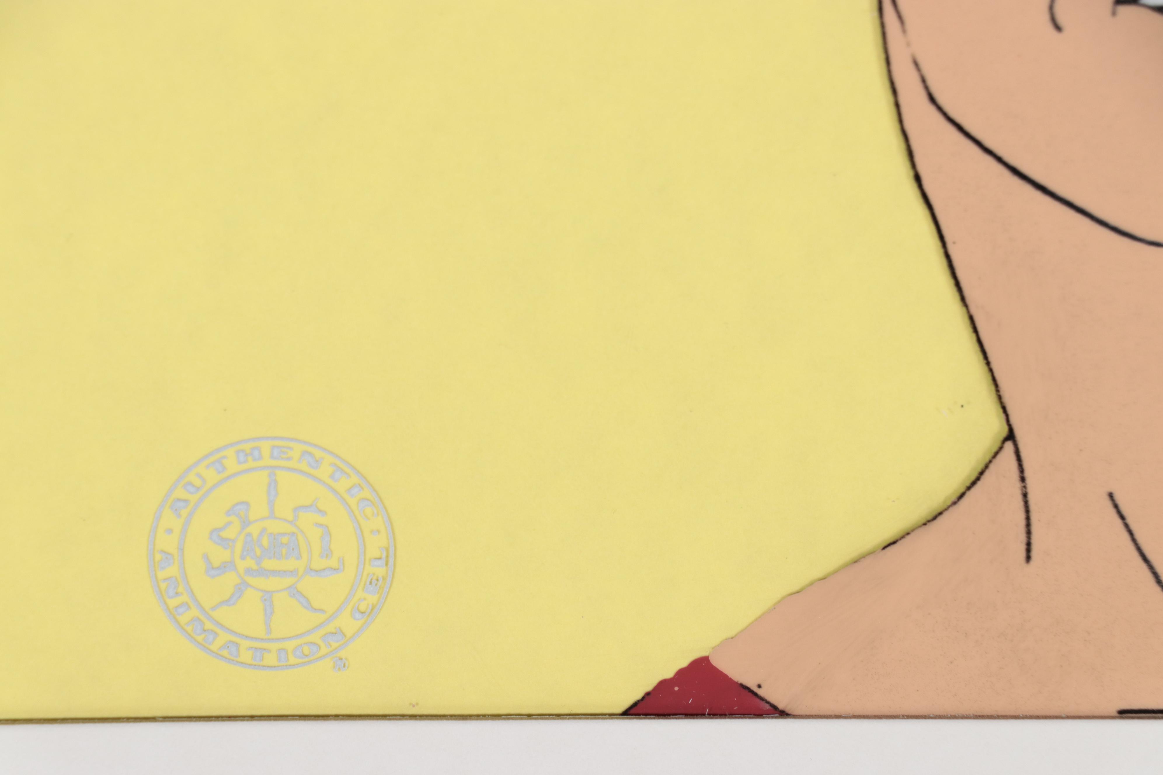 Filmation "Flash Gordon" Hand-Painted Production Cel, Circa 1980