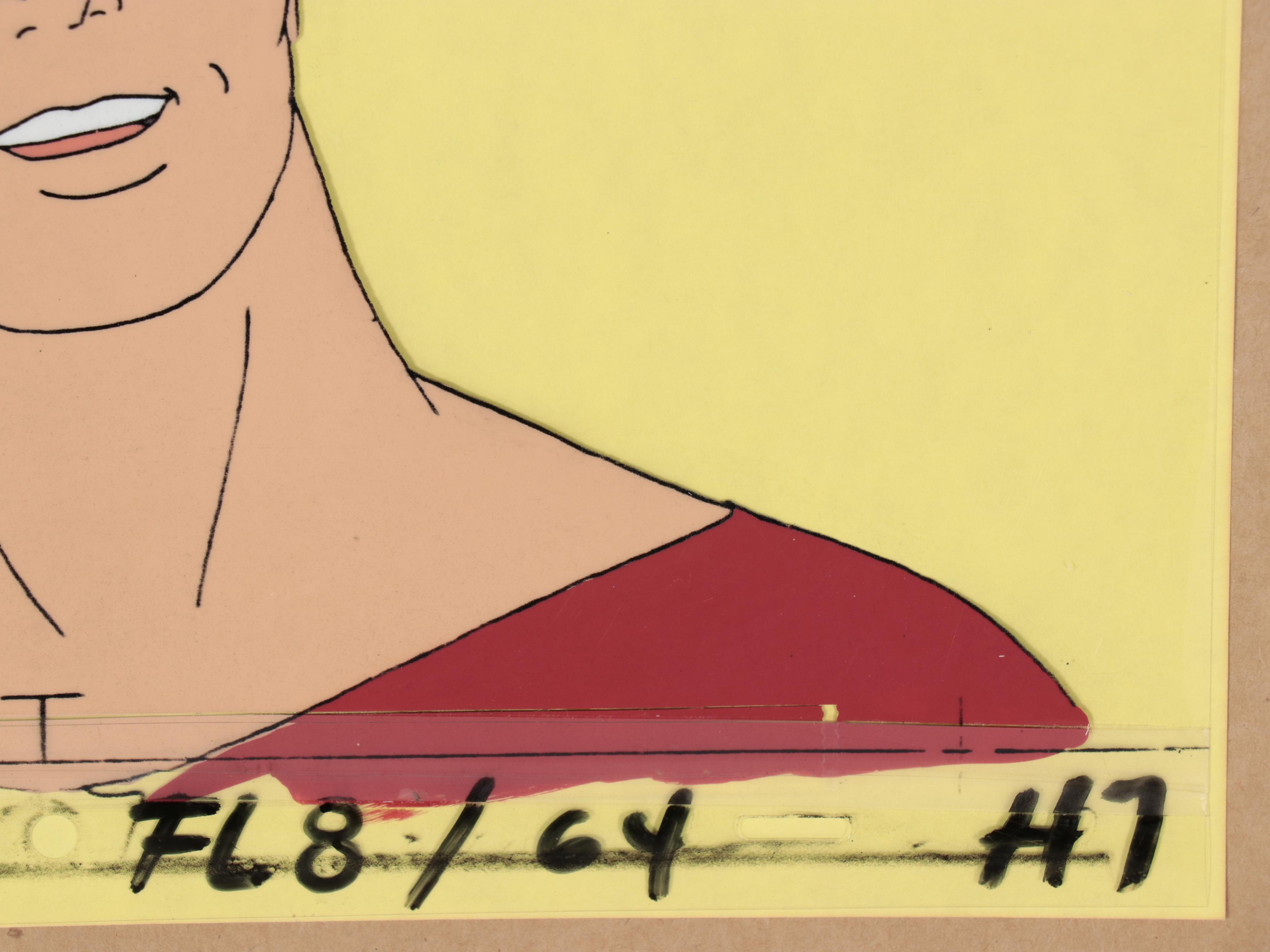 Filmation "Flash Gordon" Hand-Painted Production Cel, Circa 1980