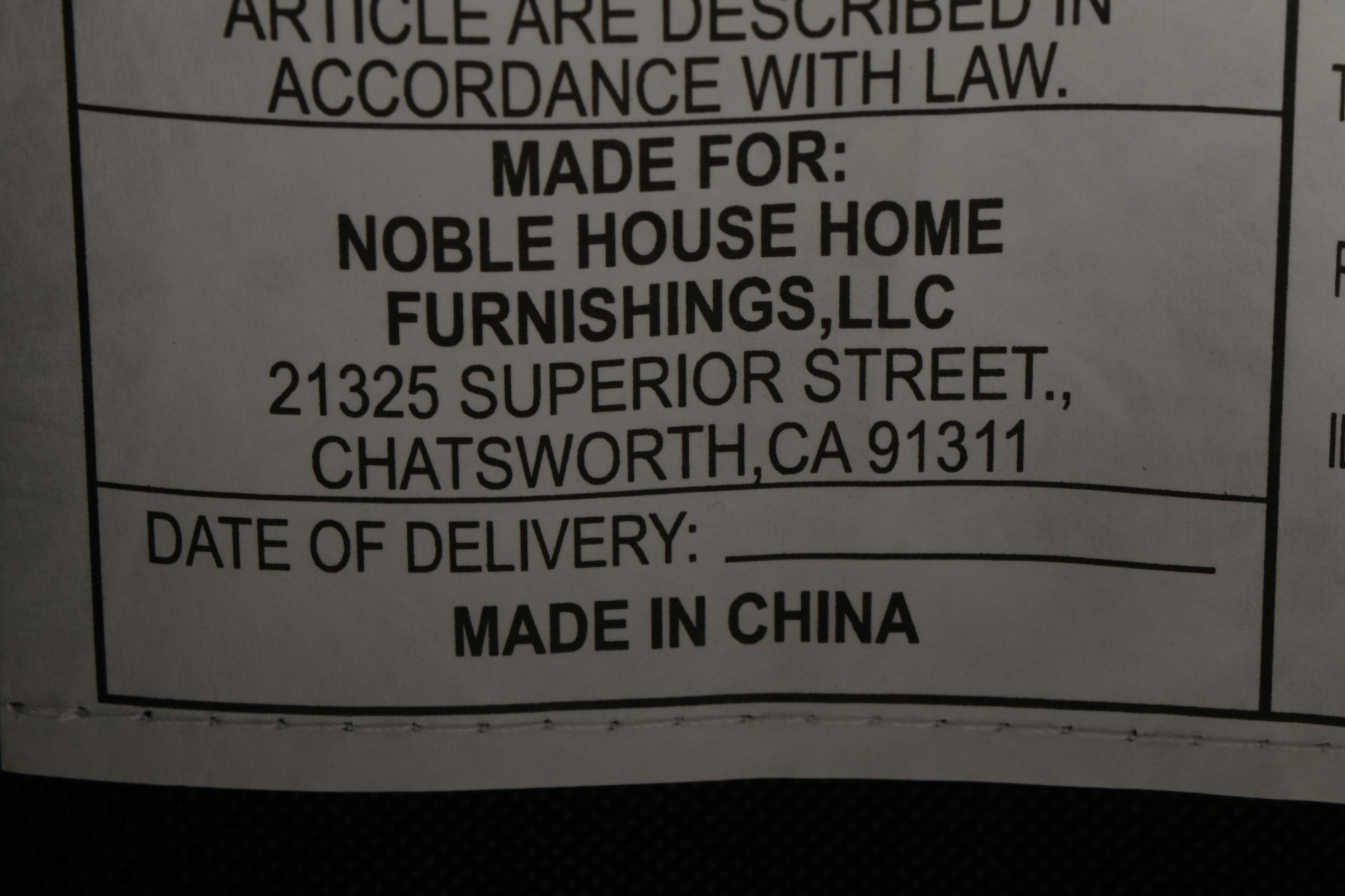 Noble House Faux Leather Push-Back Reclining Armchair