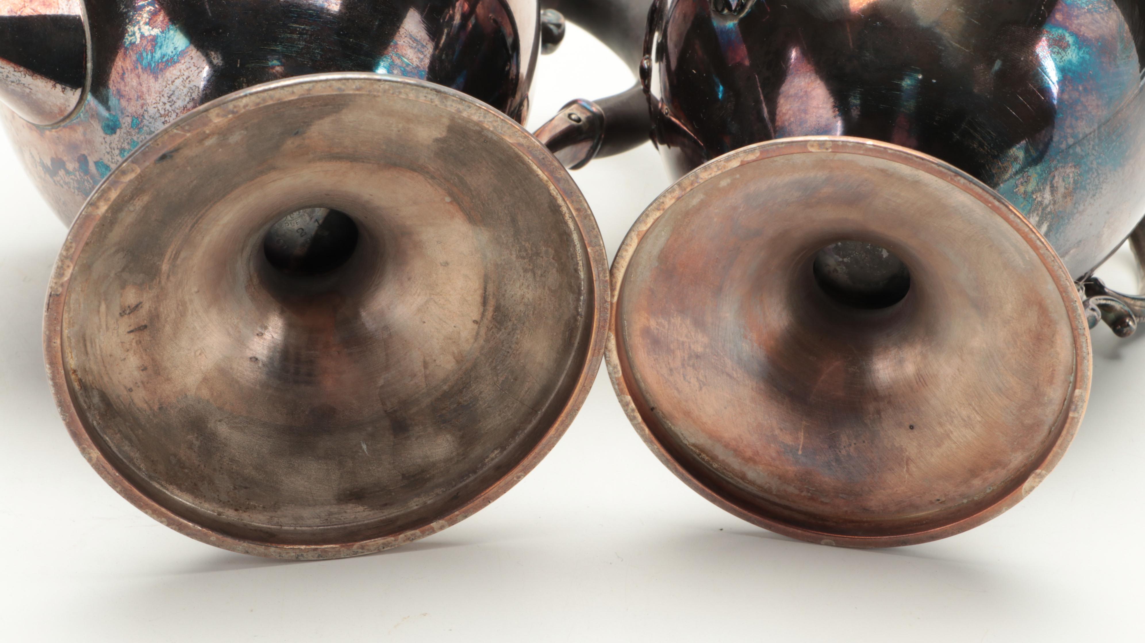 Homan Silver Plate Tea Set, Early to Mid-20th Century