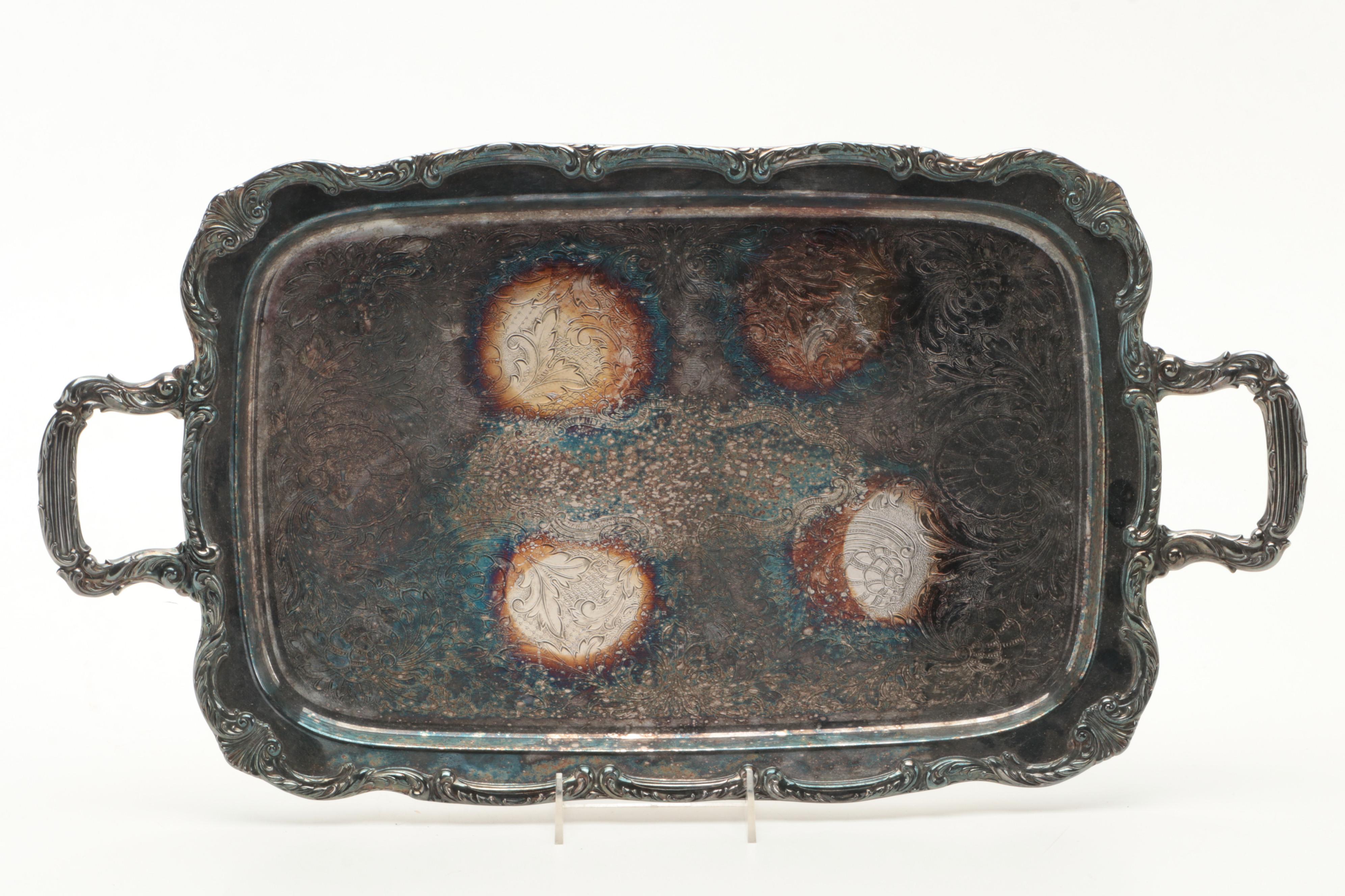 Homan Silver Plate Tea Set, Early to Mid-20th Century