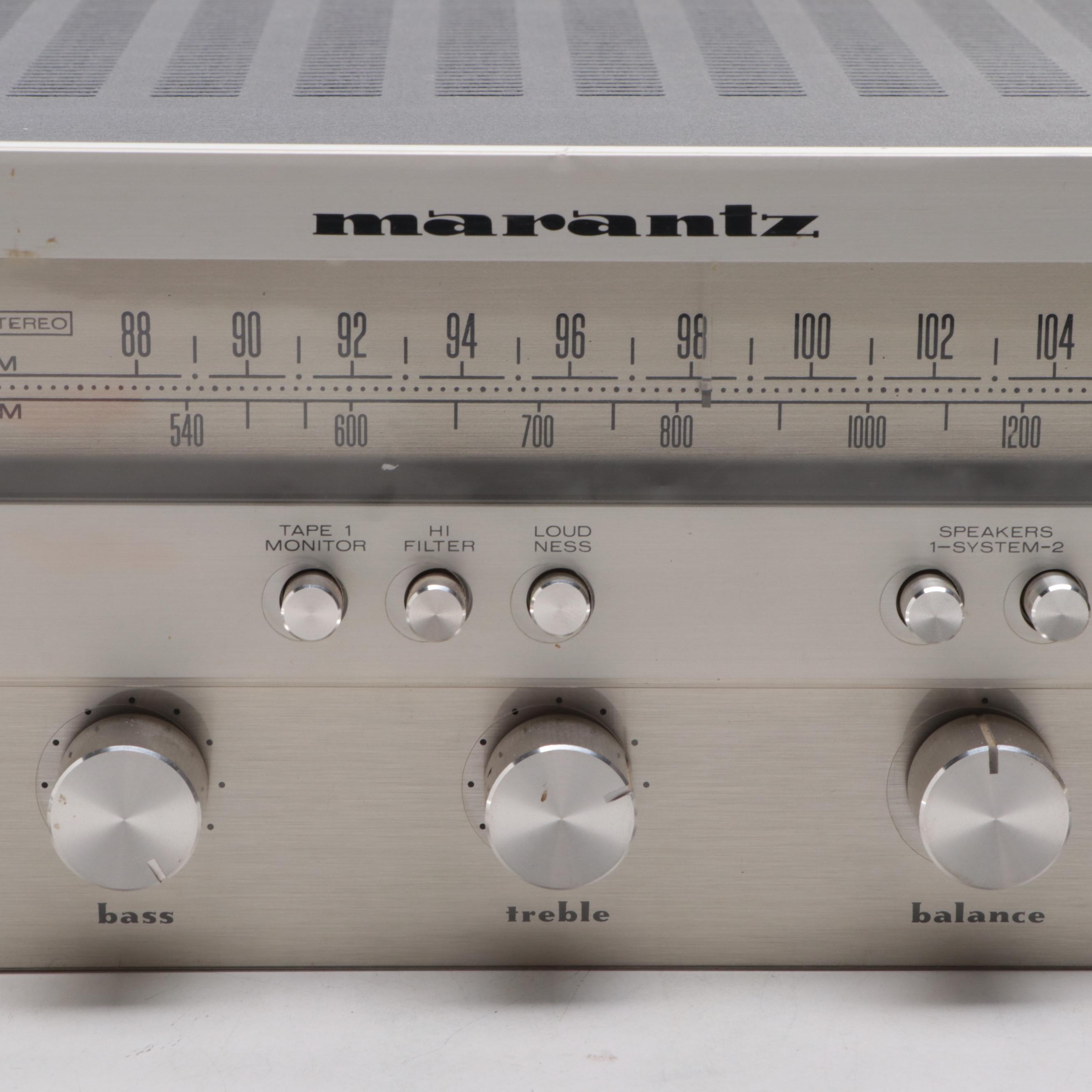 Marantz Model 2216 B Silver Face Stereophonic Receiver, Circa 1980