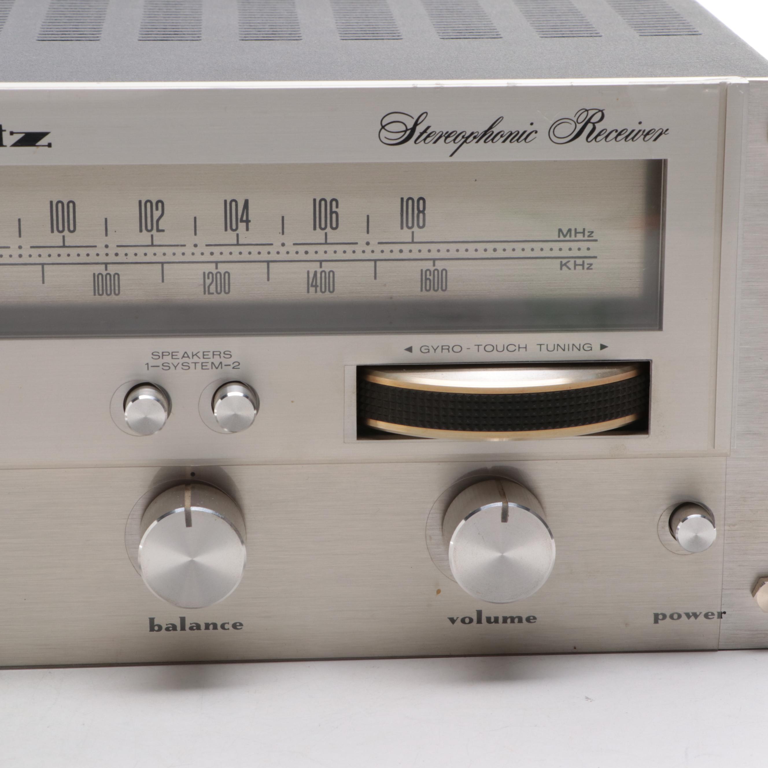 Marantz Model 2216 B Silver Face Stereophonic Receiver, Circa 1980