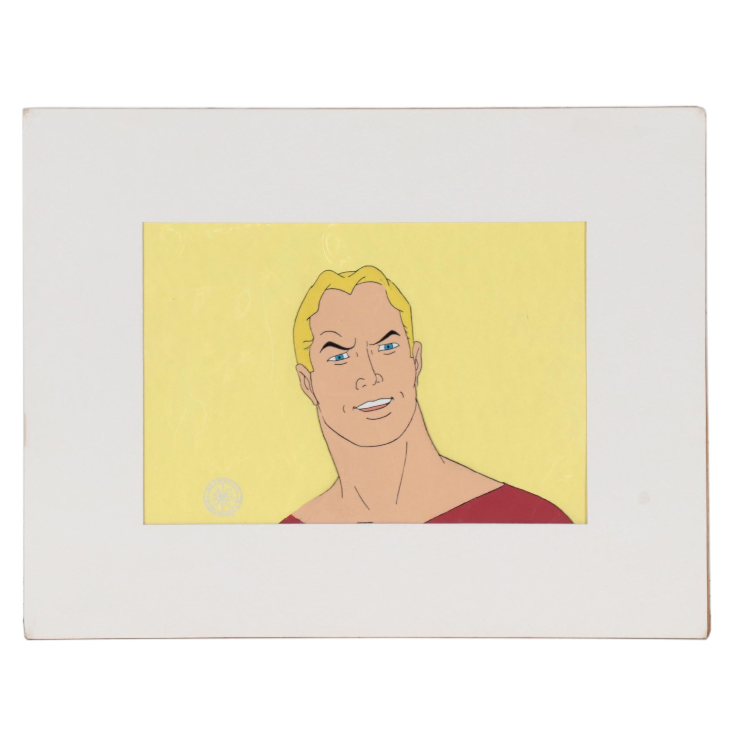 Filmation "Flash Gordon" Hand-Painted Production Cel, Circa 1980