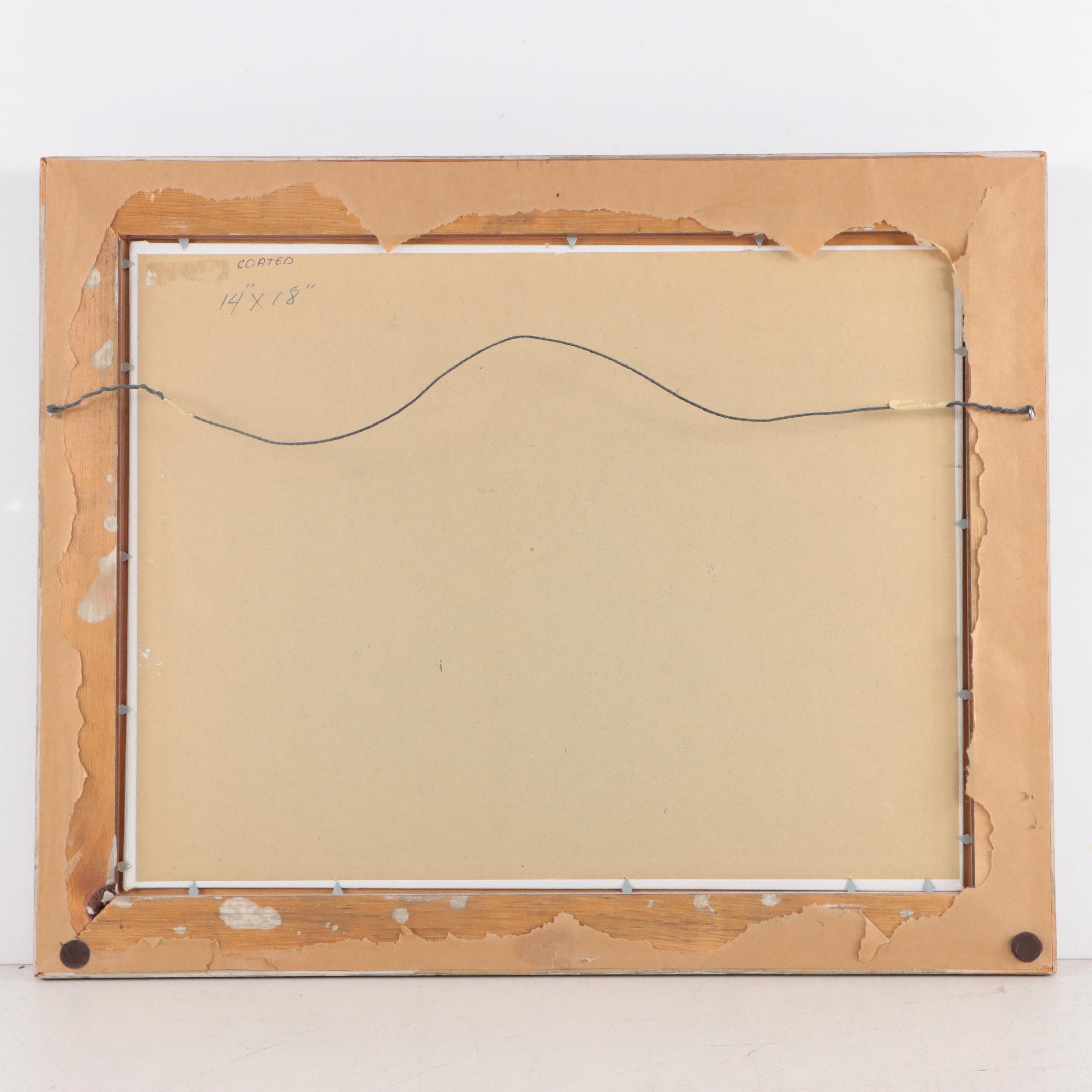 John Martin Sochá Oil Painting of Mountain Landscape