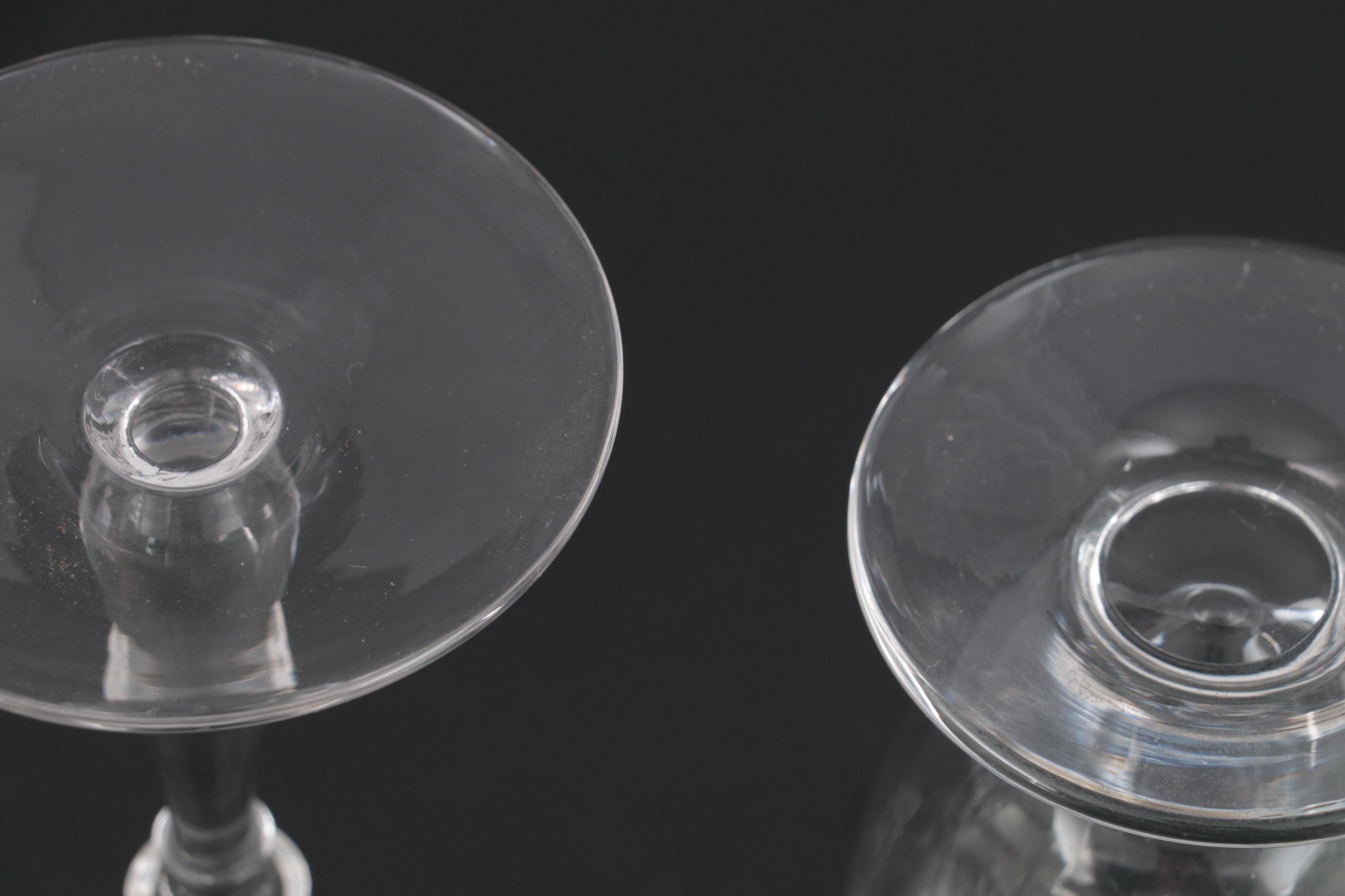 Bryce Glass "Fern Leaf" Needle Etched Stemware and Tray