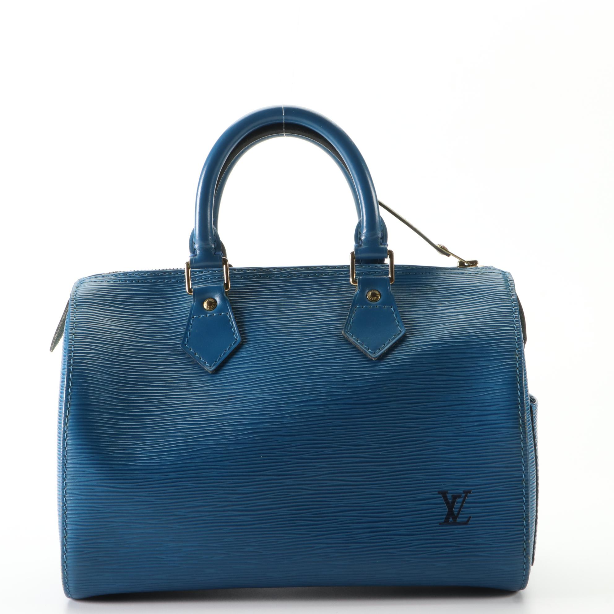 Louis Vuitton Speedy 25 in Toledo Blue Epi Leather