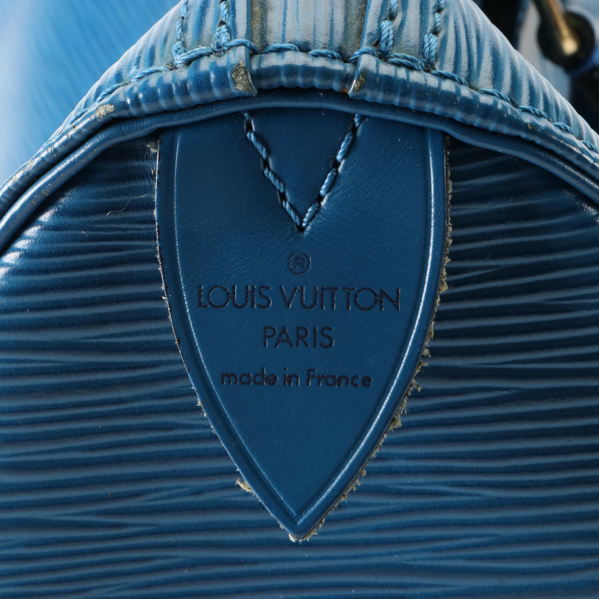 Louis Vuitton Speedy 25 in Toledo Blue Epi Leather