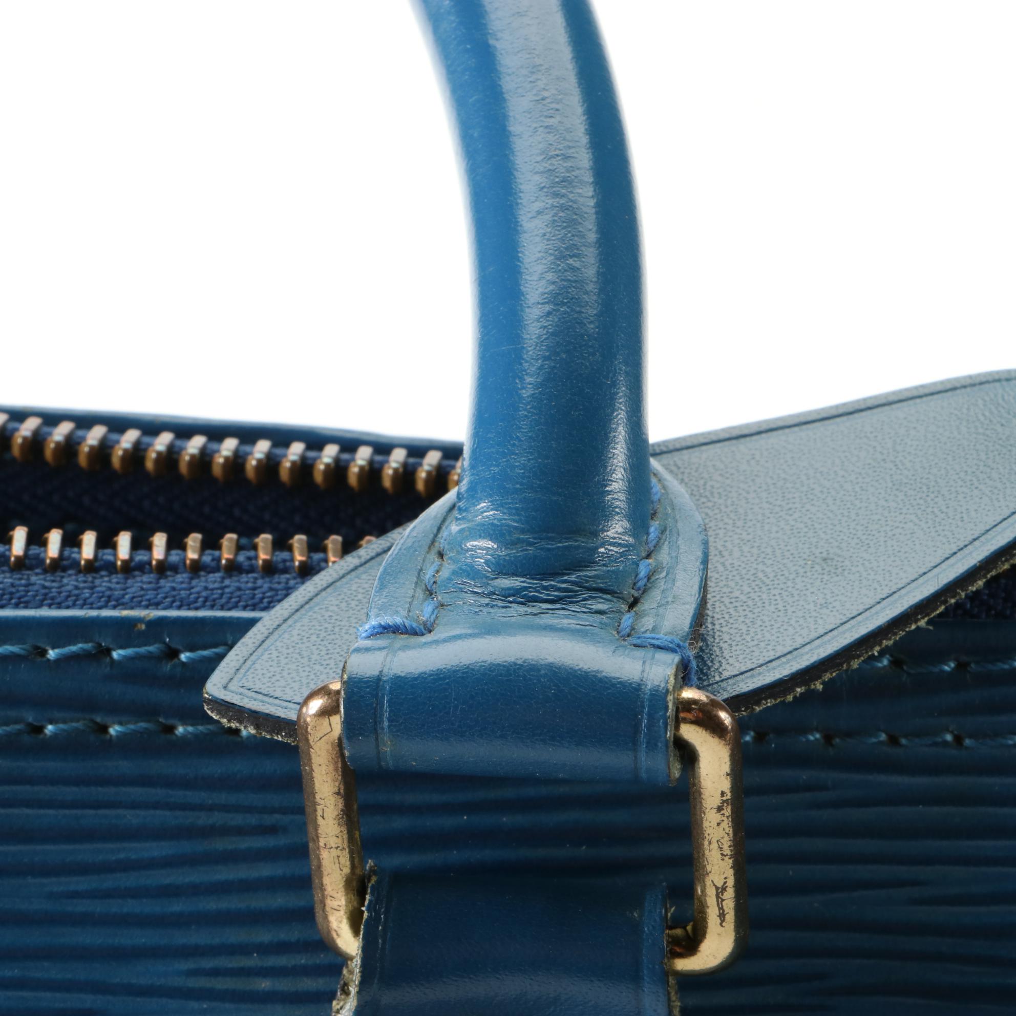 Louis Vuitton Speedy 25 in Toledo Blue Epi Leather