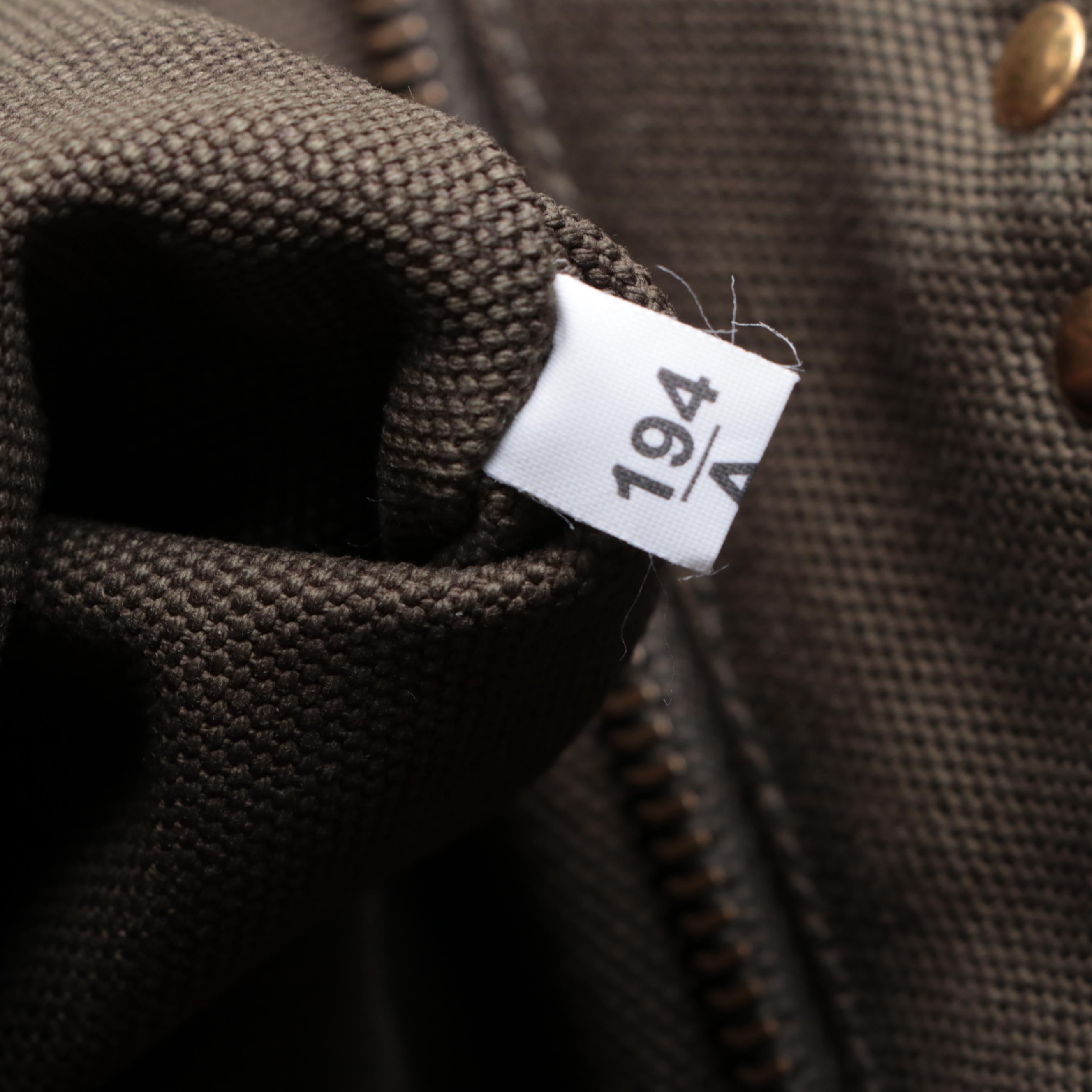 Prada Fringe and Grommet Tote in Militare Canvas and Suede