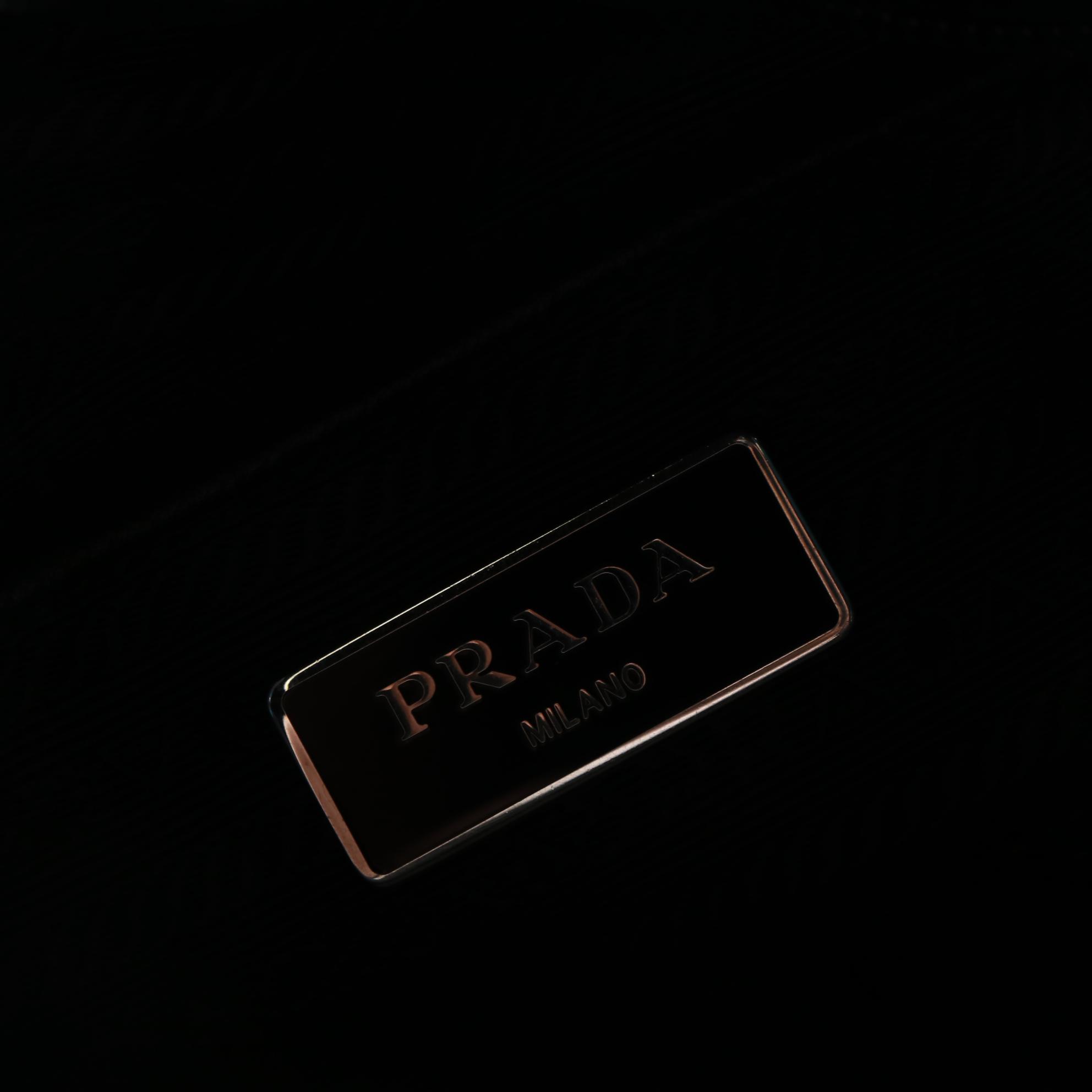 Prada Drawstring Backpack in Blue Camouflage and Saffiano Leather