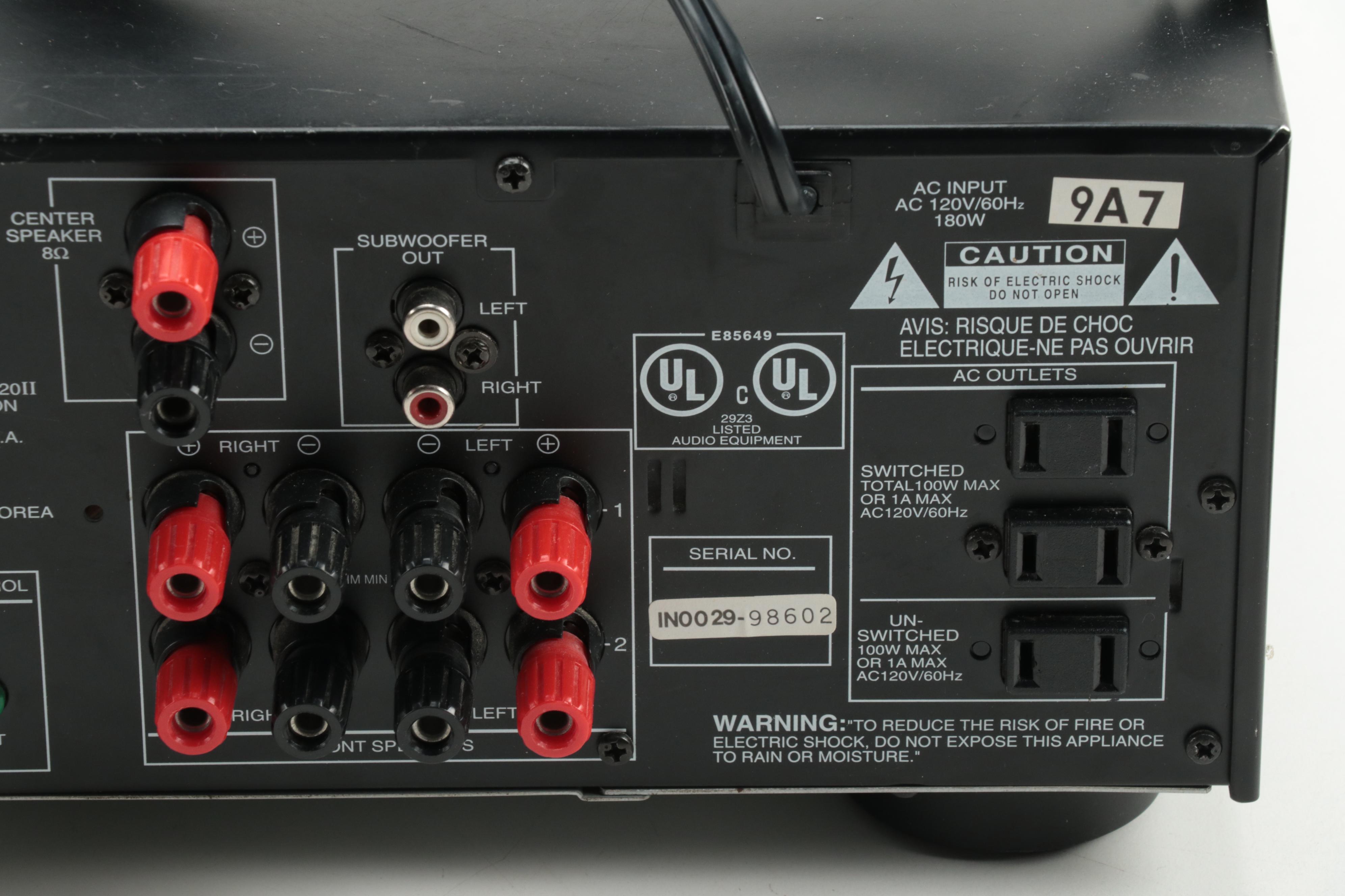 Harman Kardon Audio Video Receiver