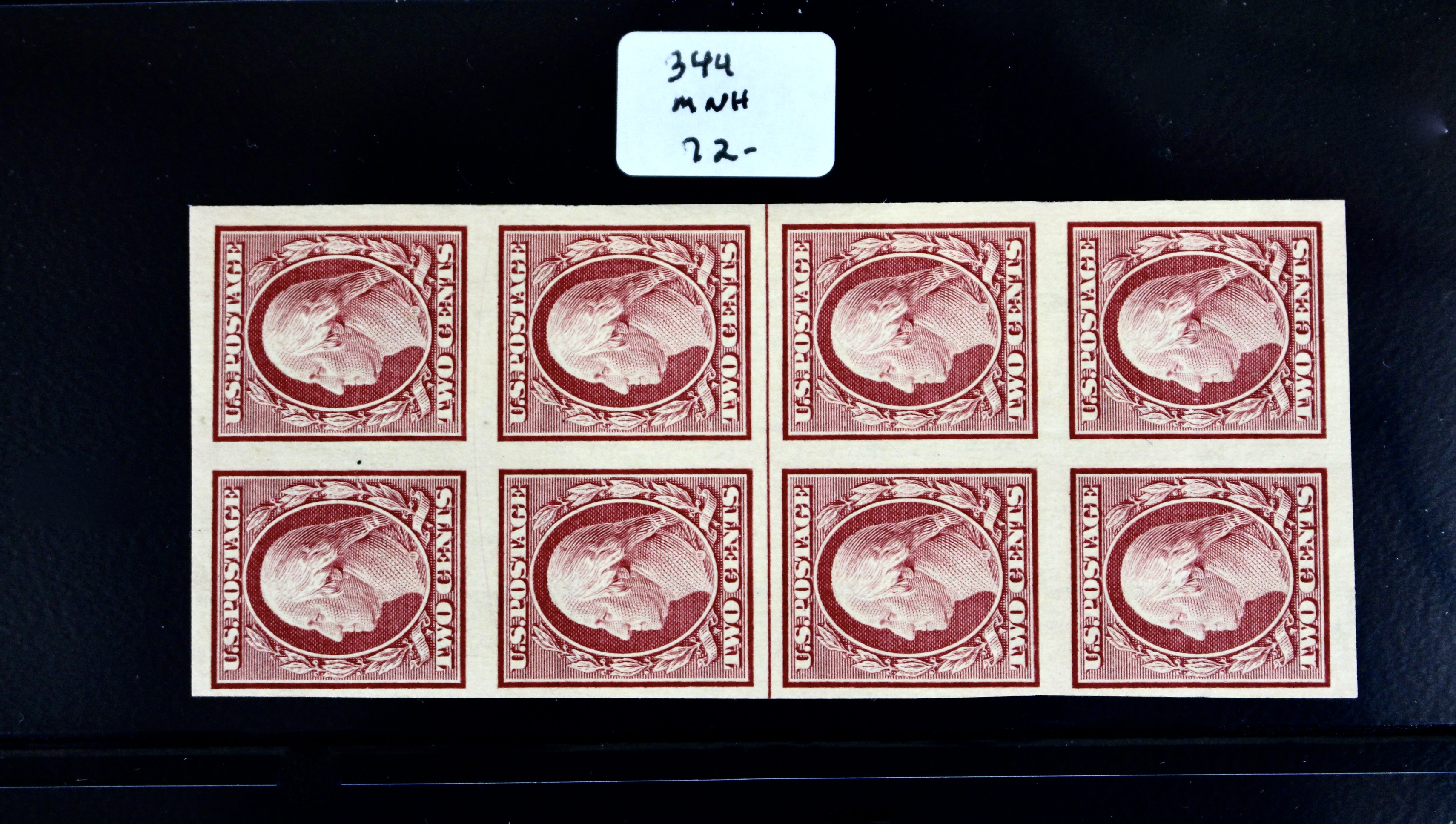 Mint Condition Group of Washington and Franklin U.S. Postage Stamps