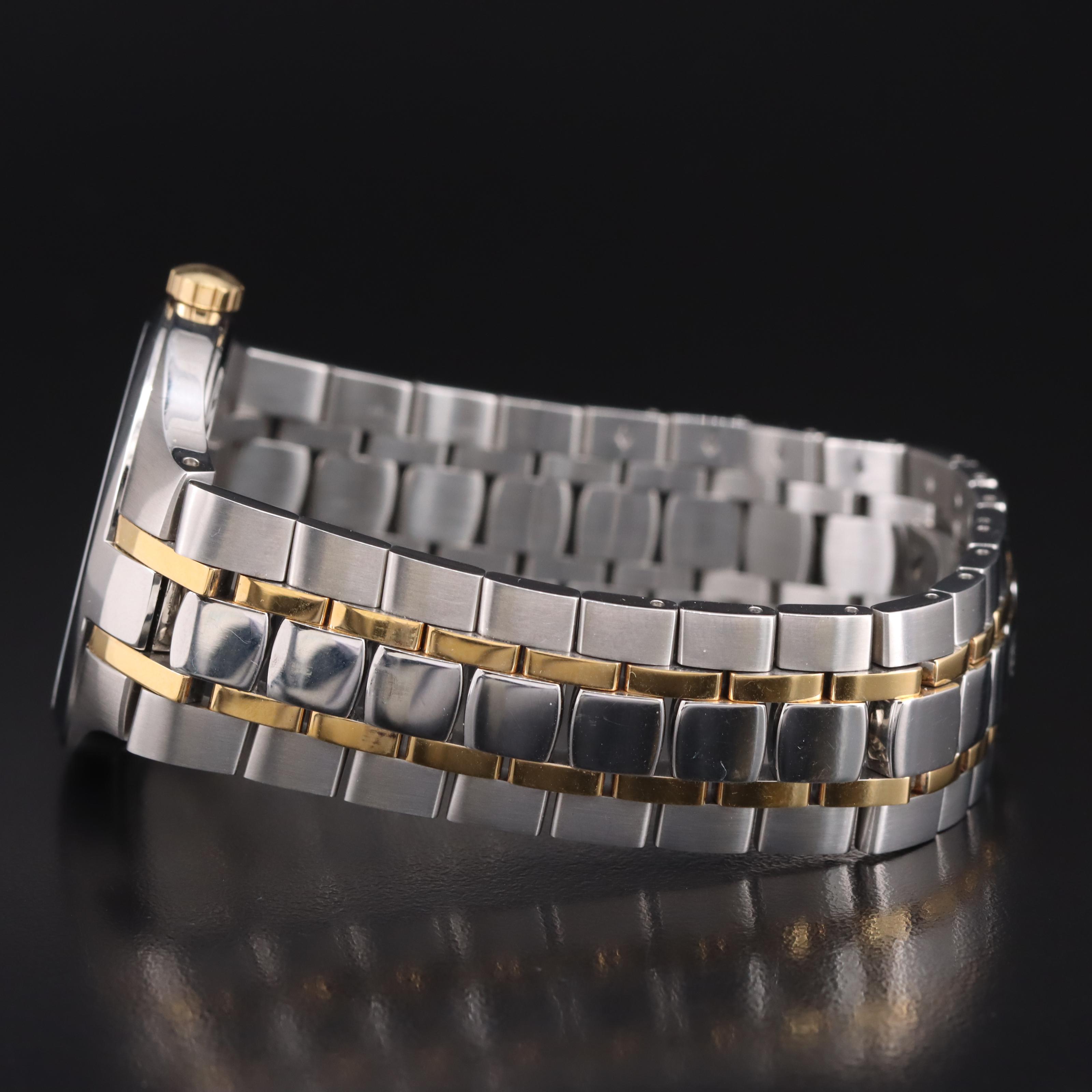 Movado Swiss Made Museum Two-Tone Black Dial Watch