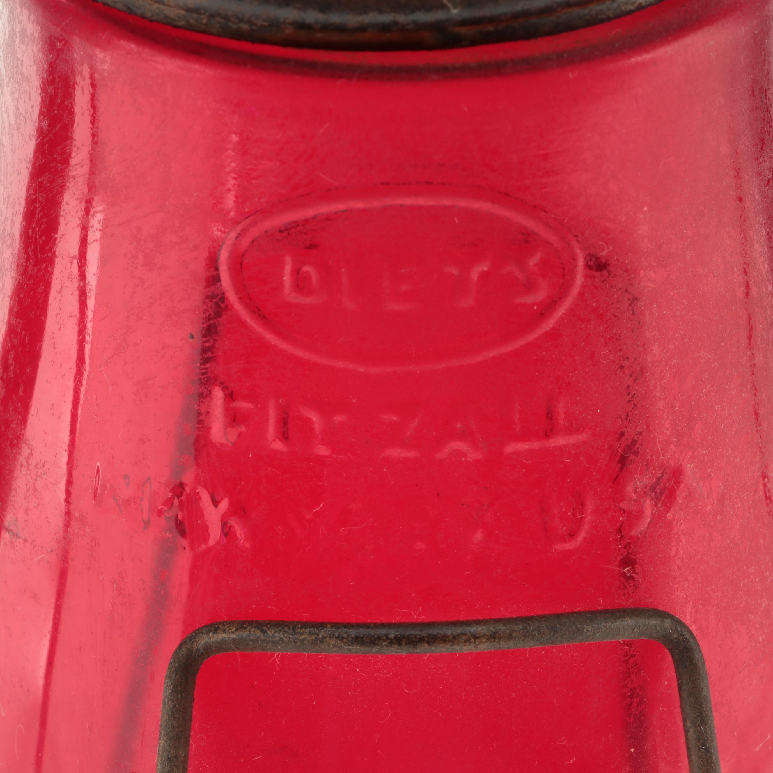 Rayo No. 77 Cold Blast Oil Lantern with Dietz Globe, Early 20th Century