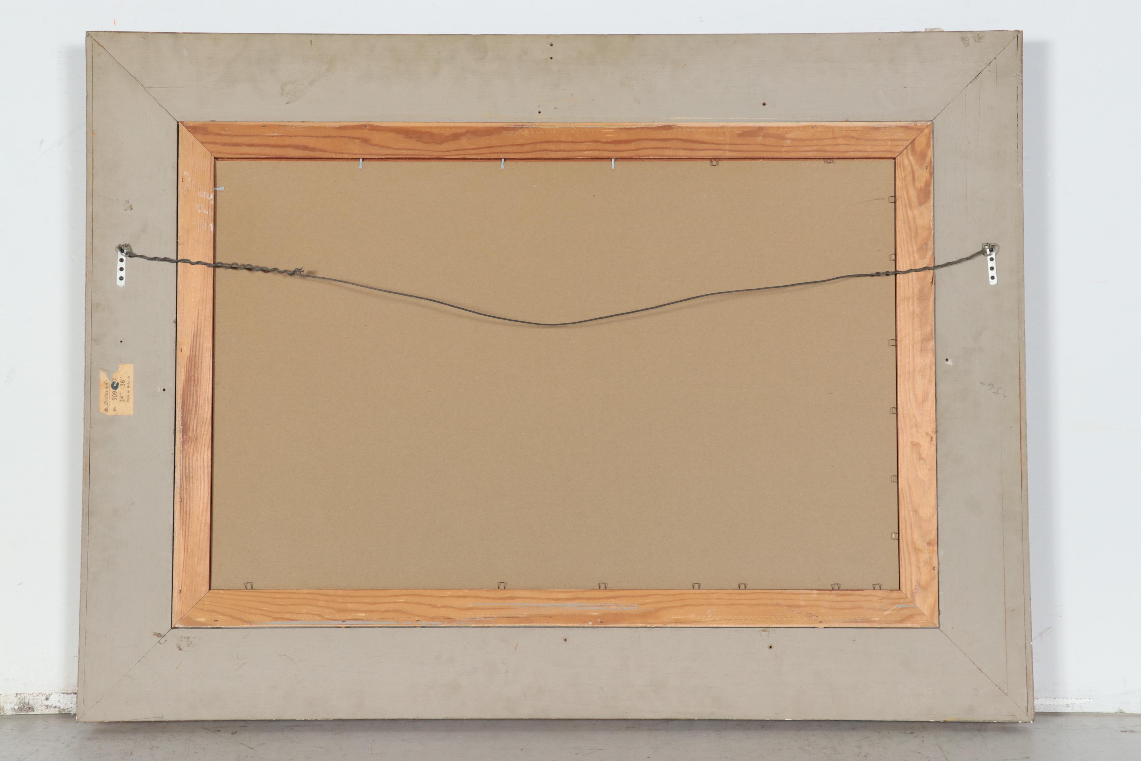 American School Style Landscape Oil Painting of River, Circa 1920