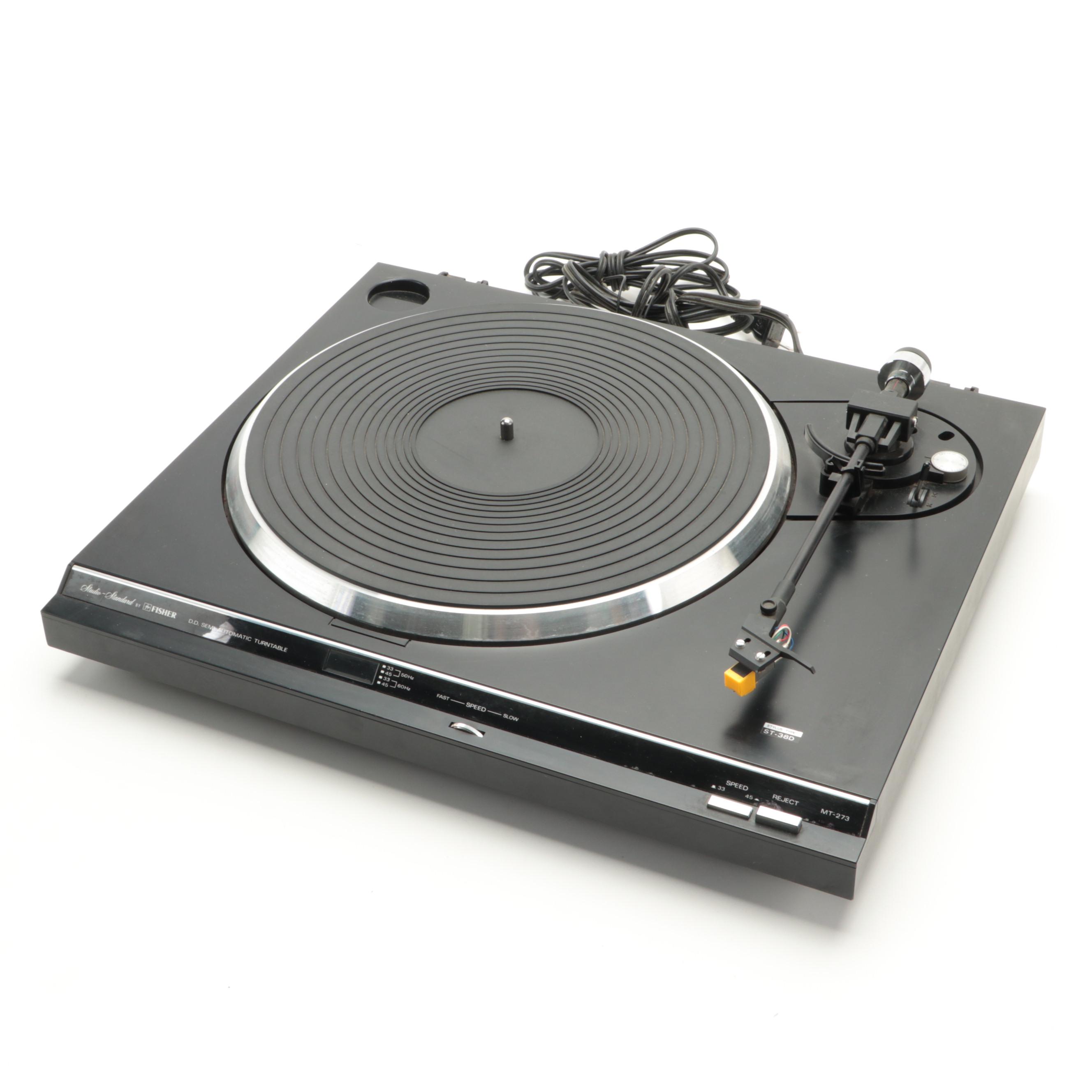 Fisher Studio Standard Turntable and Bose Direct Reflecting Speaker