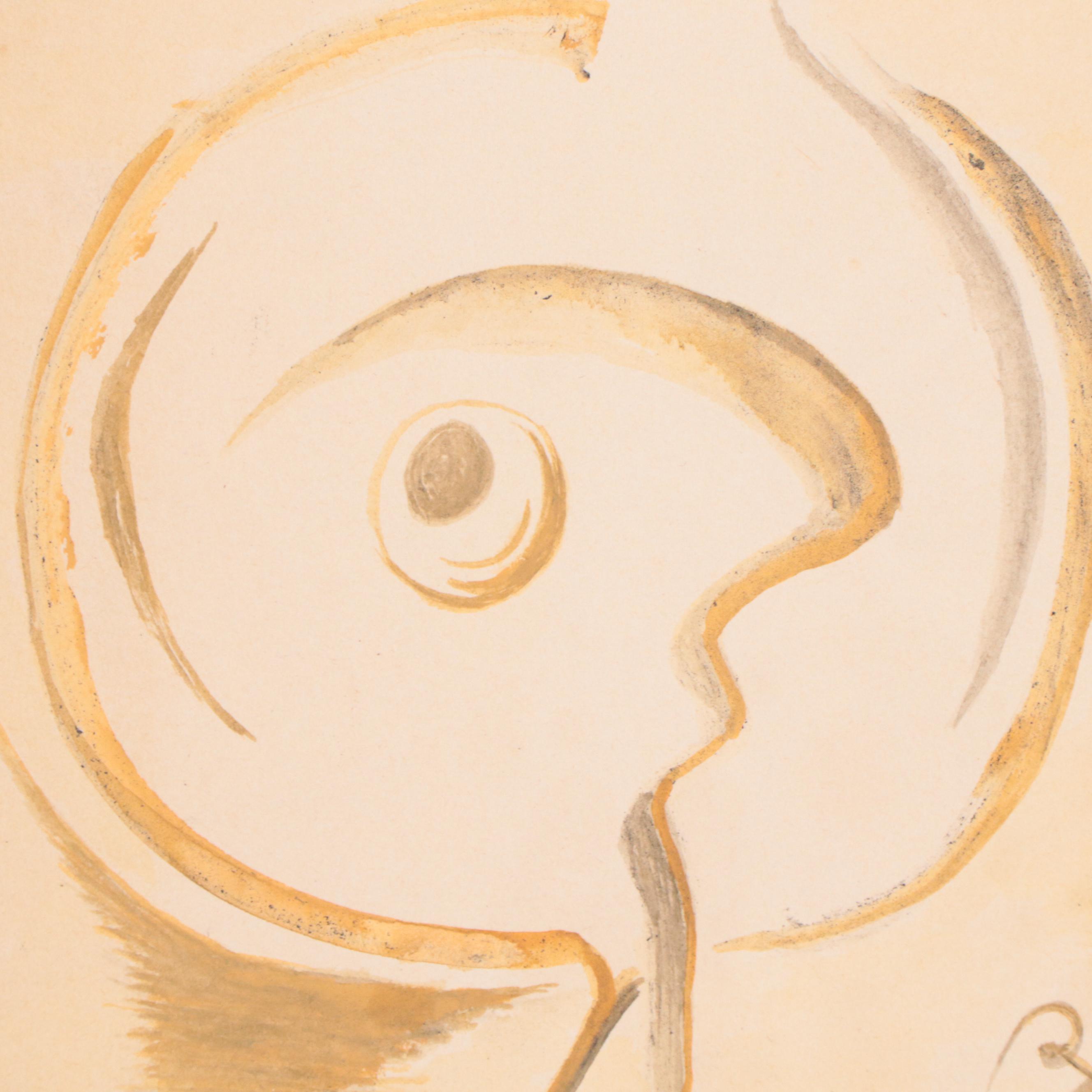 Non-objective Watercolor Painting