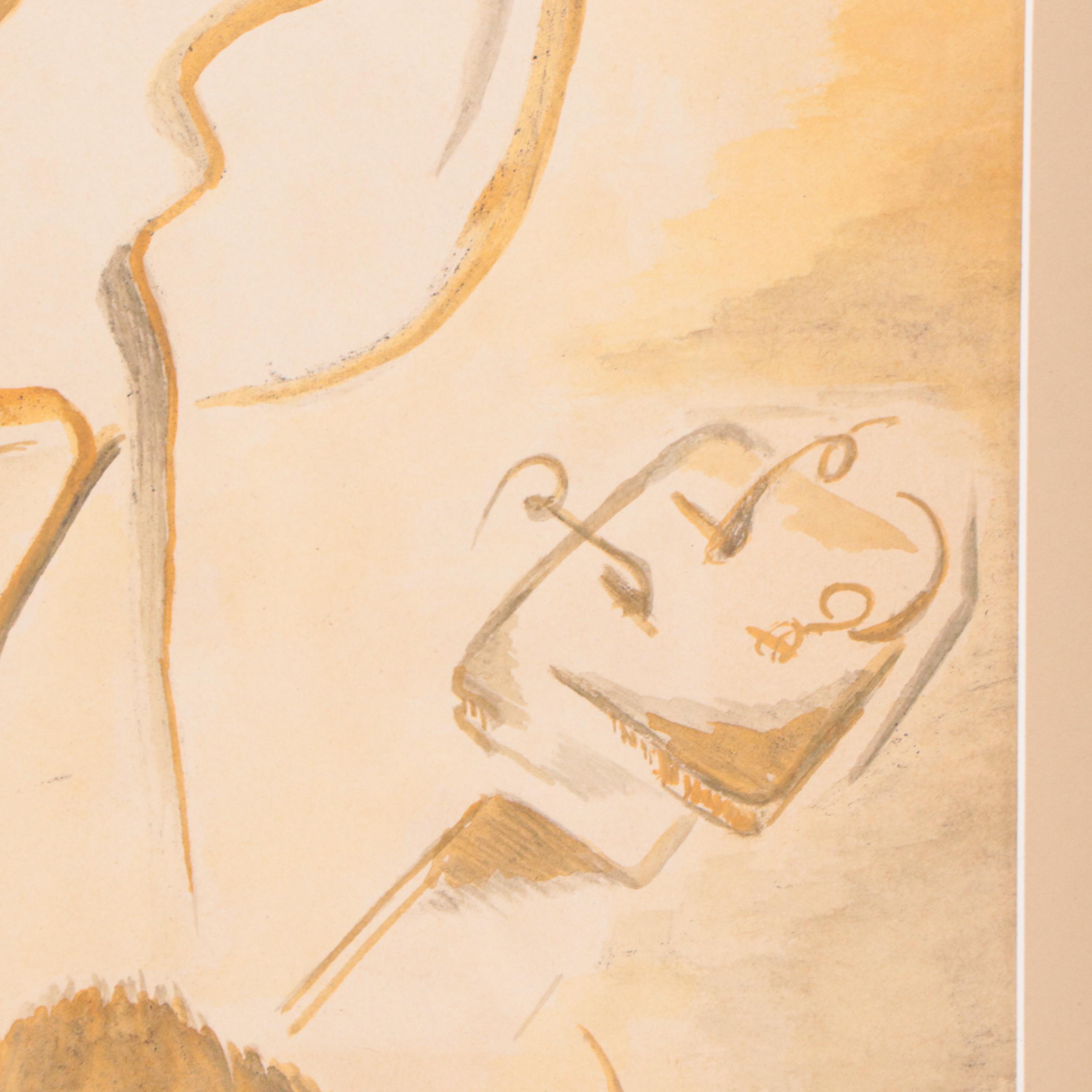 Non-objective Watercolor Painting