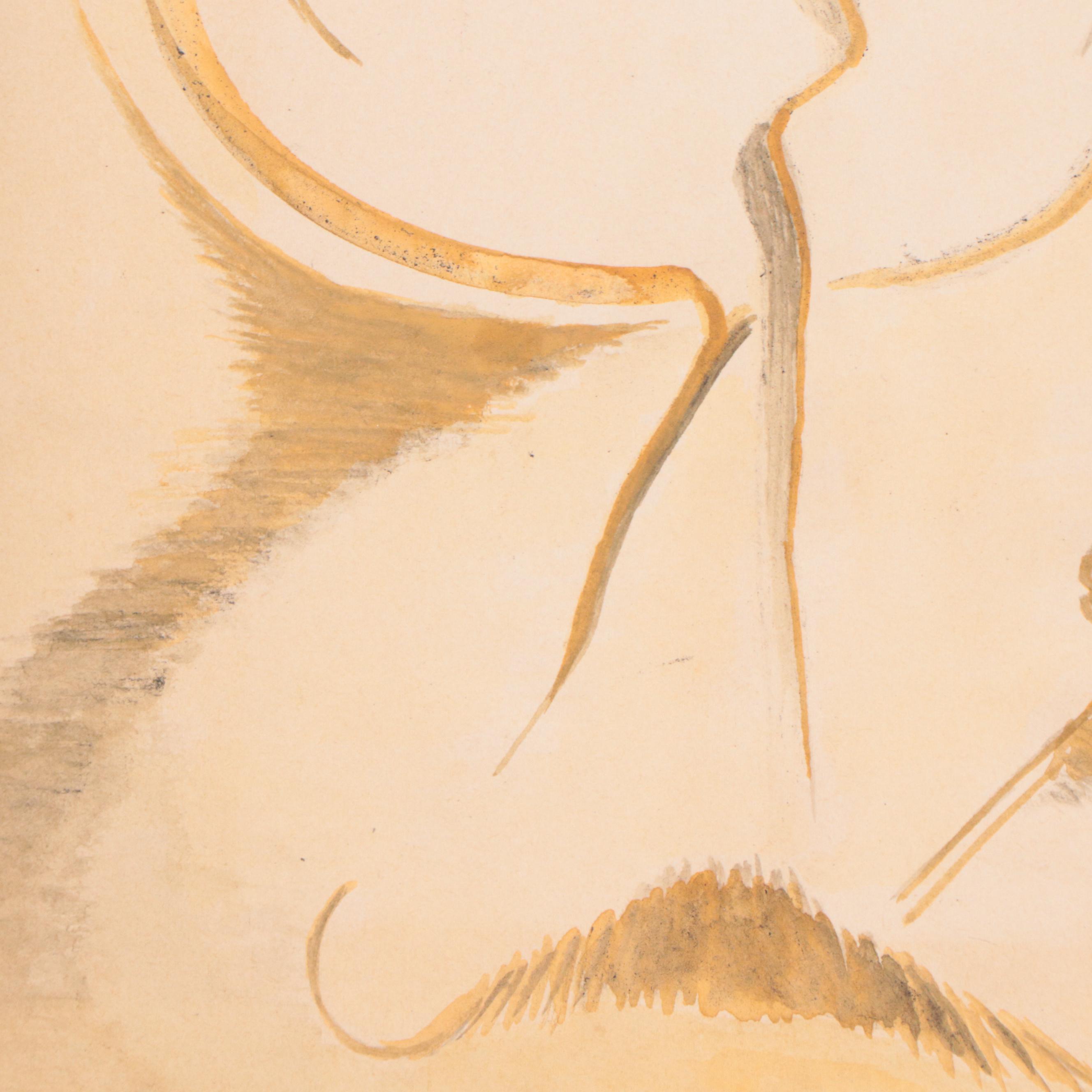 Non-objective Watercolor Painting