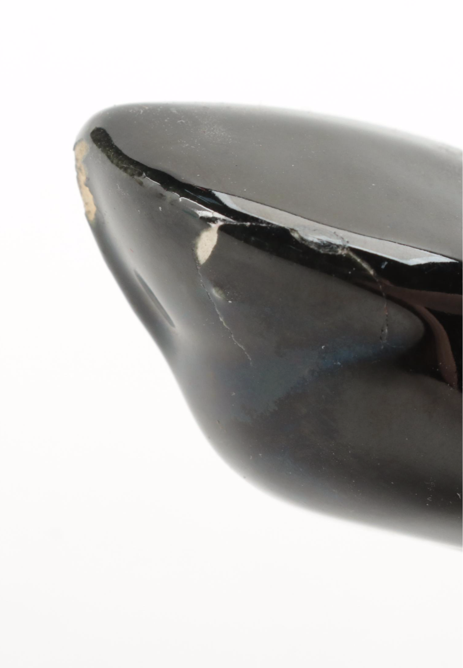 Leaping Gazelle Ceramic Television Lamp, Mid to Late 20th Century