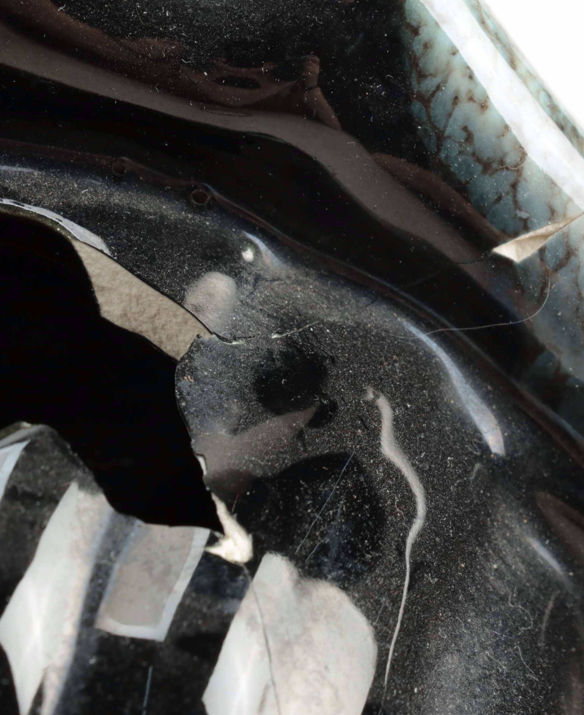 Leaping Gazelle Ceramic Television Lamp, Mid to Late 20th Century