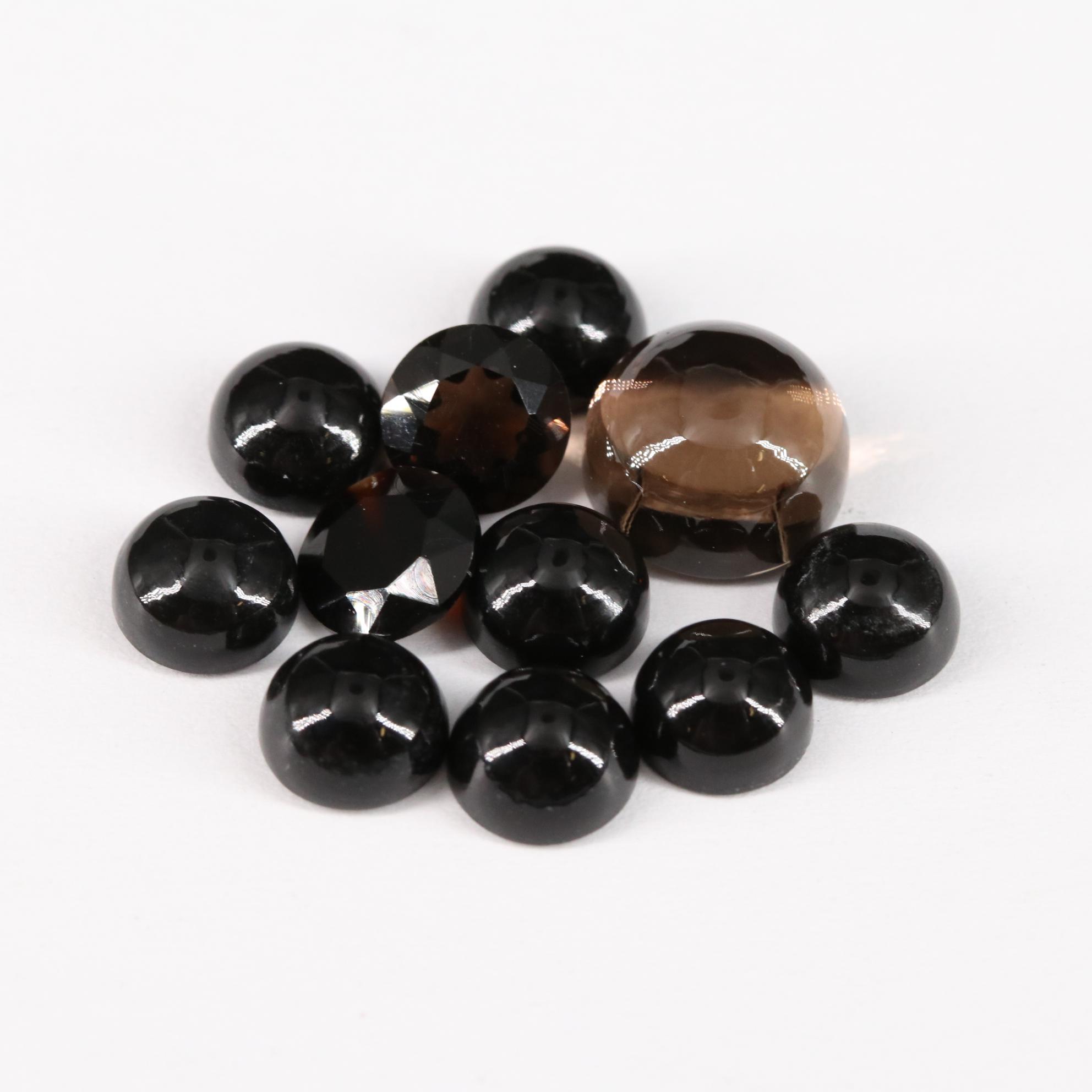 Loose 12.94 CTW Smoky Quartz Lot