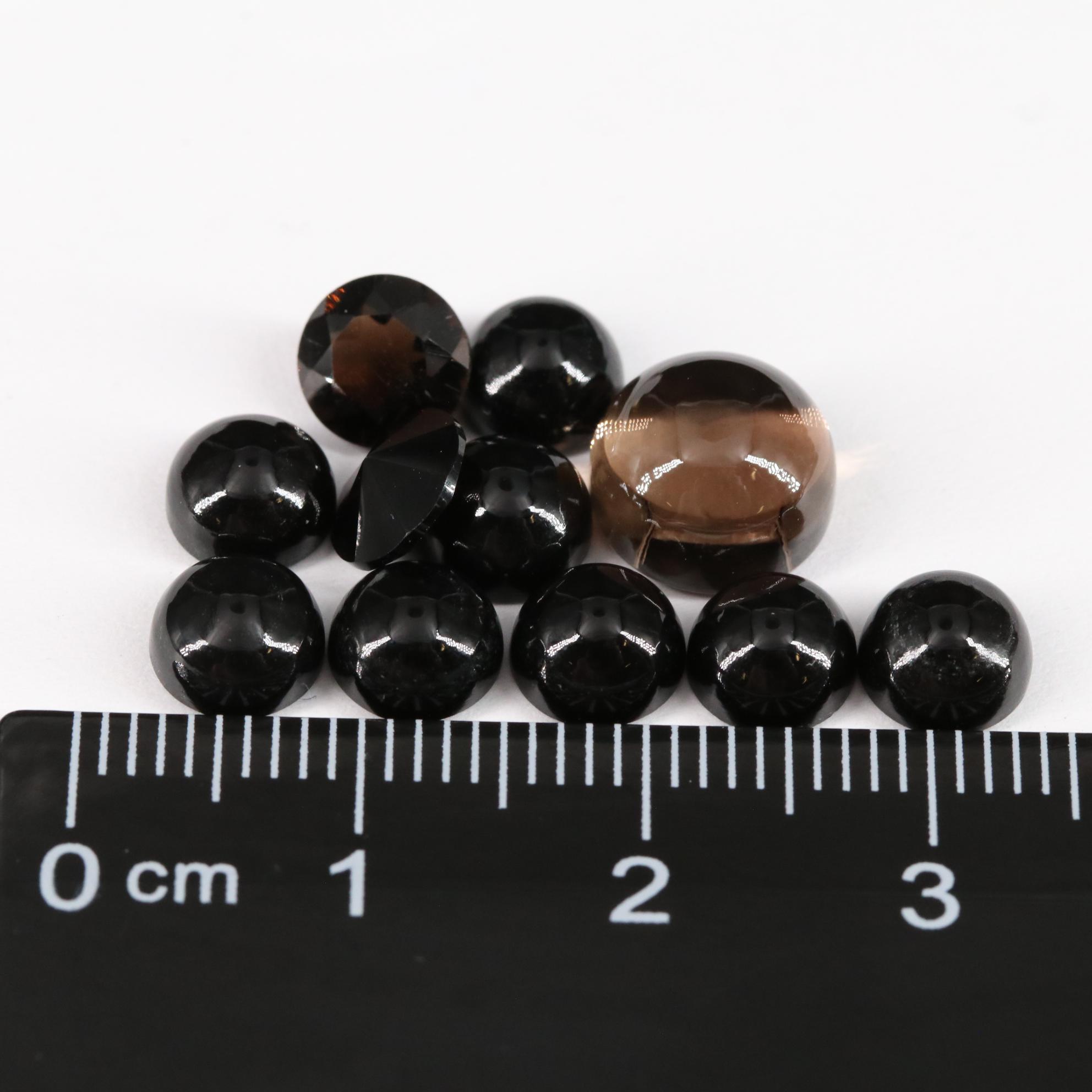 Loose 12.94 CTW Smoky Quartz Lot