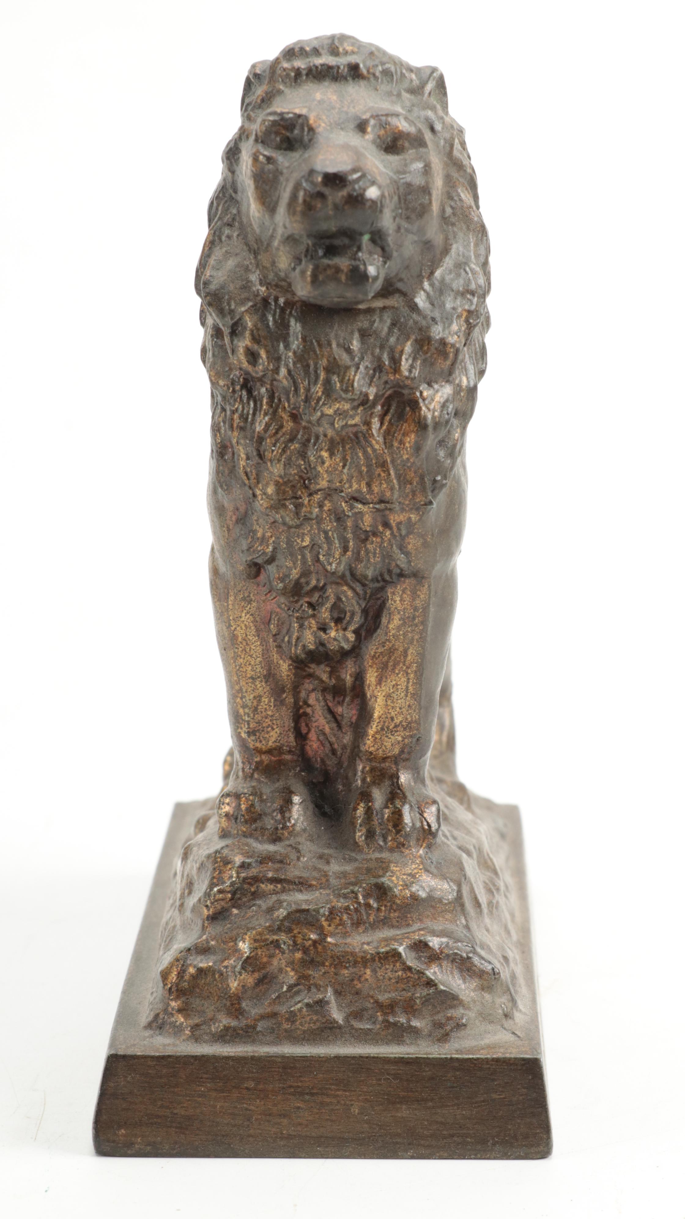 Harris Trust and Savings Bank Lion Coin Bank