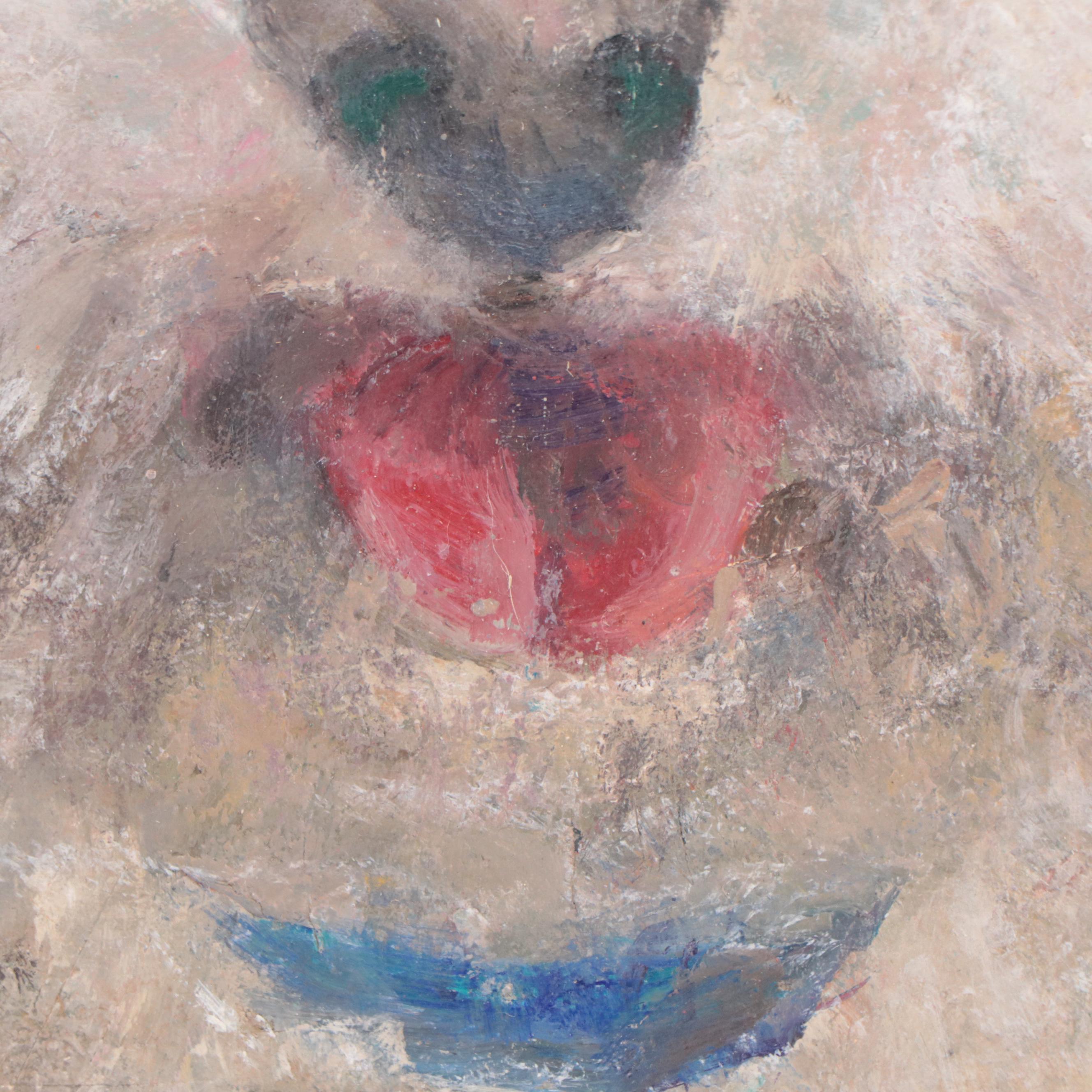 Kevin Kasik Oil Painting of Dog Portrait "Mollie the Bichon Frisé," 2023