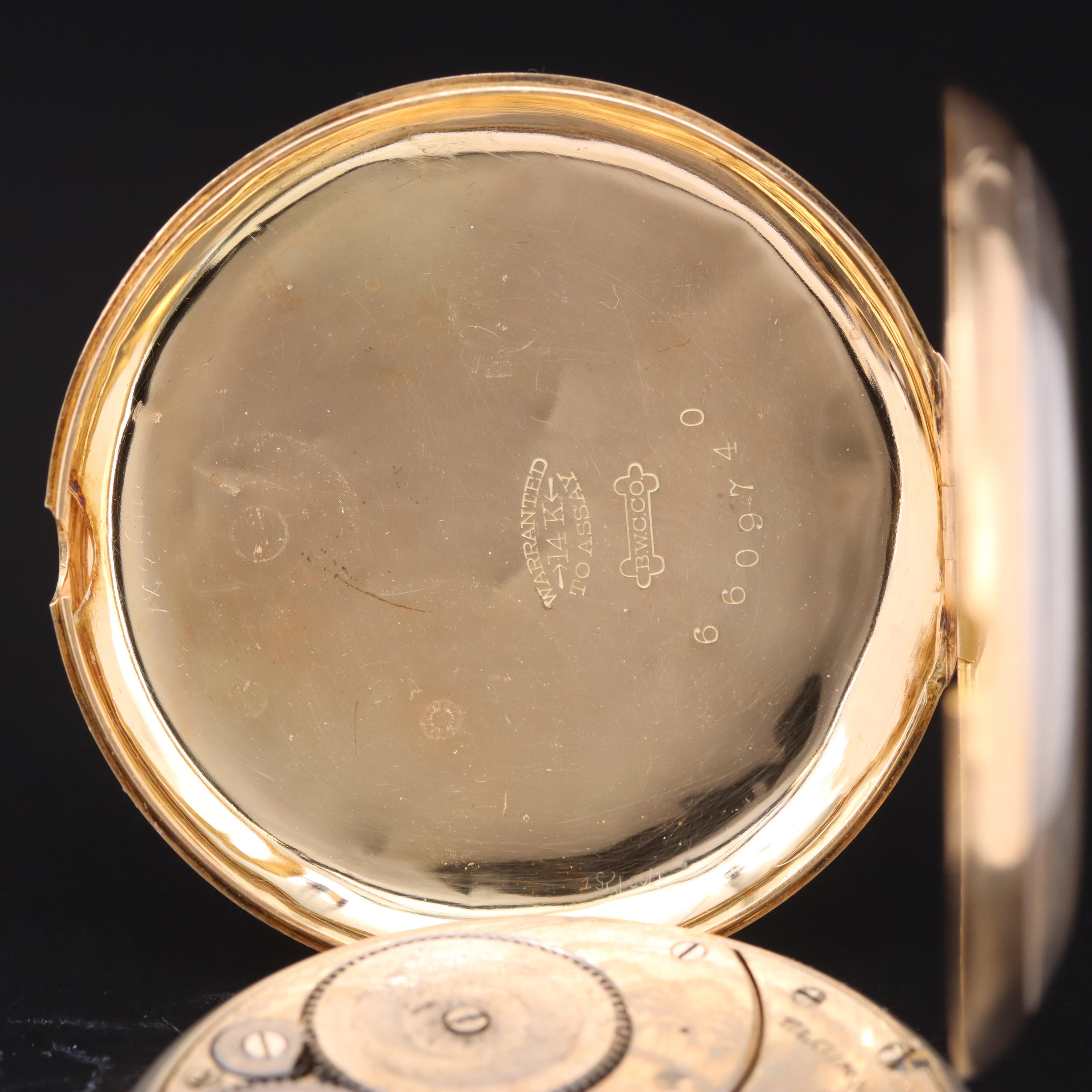 1917 Elgin 14K Swing-Out Case Pocket Watch
