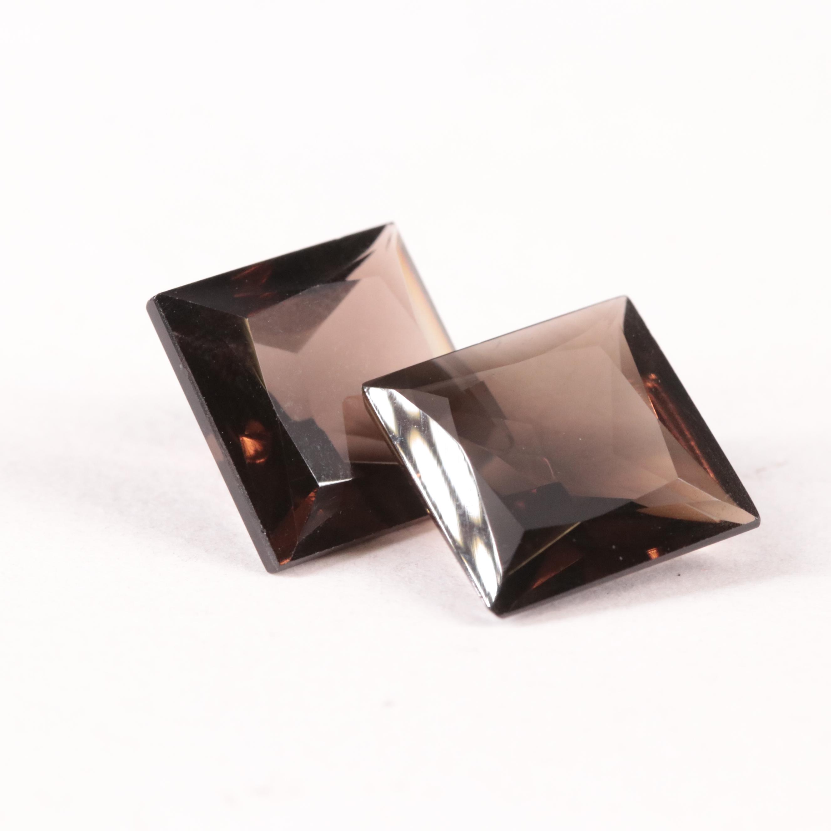 Loose 12.30 CTW Smoky Quartz Lot