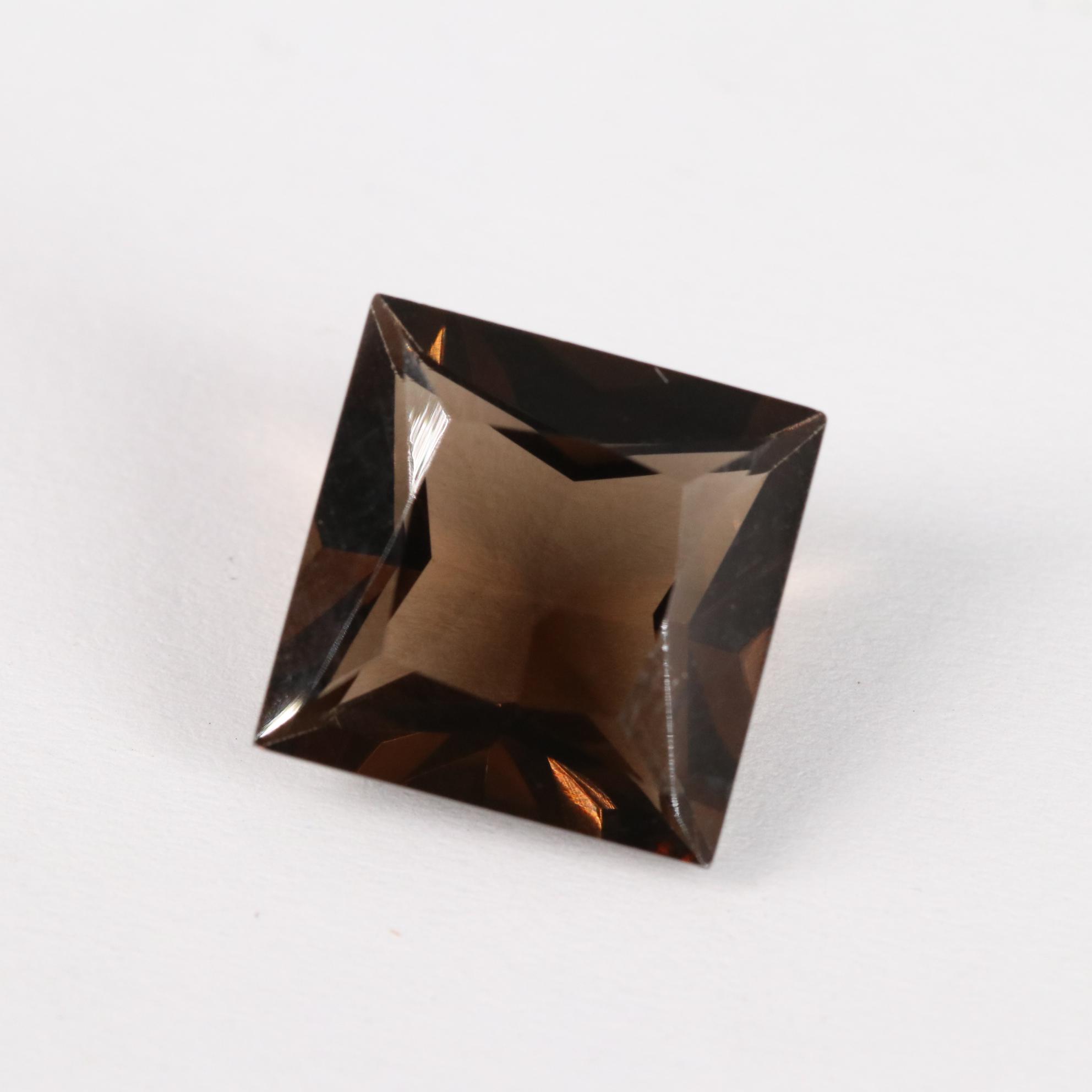 Loose 7.38 CT Smoky Quartz