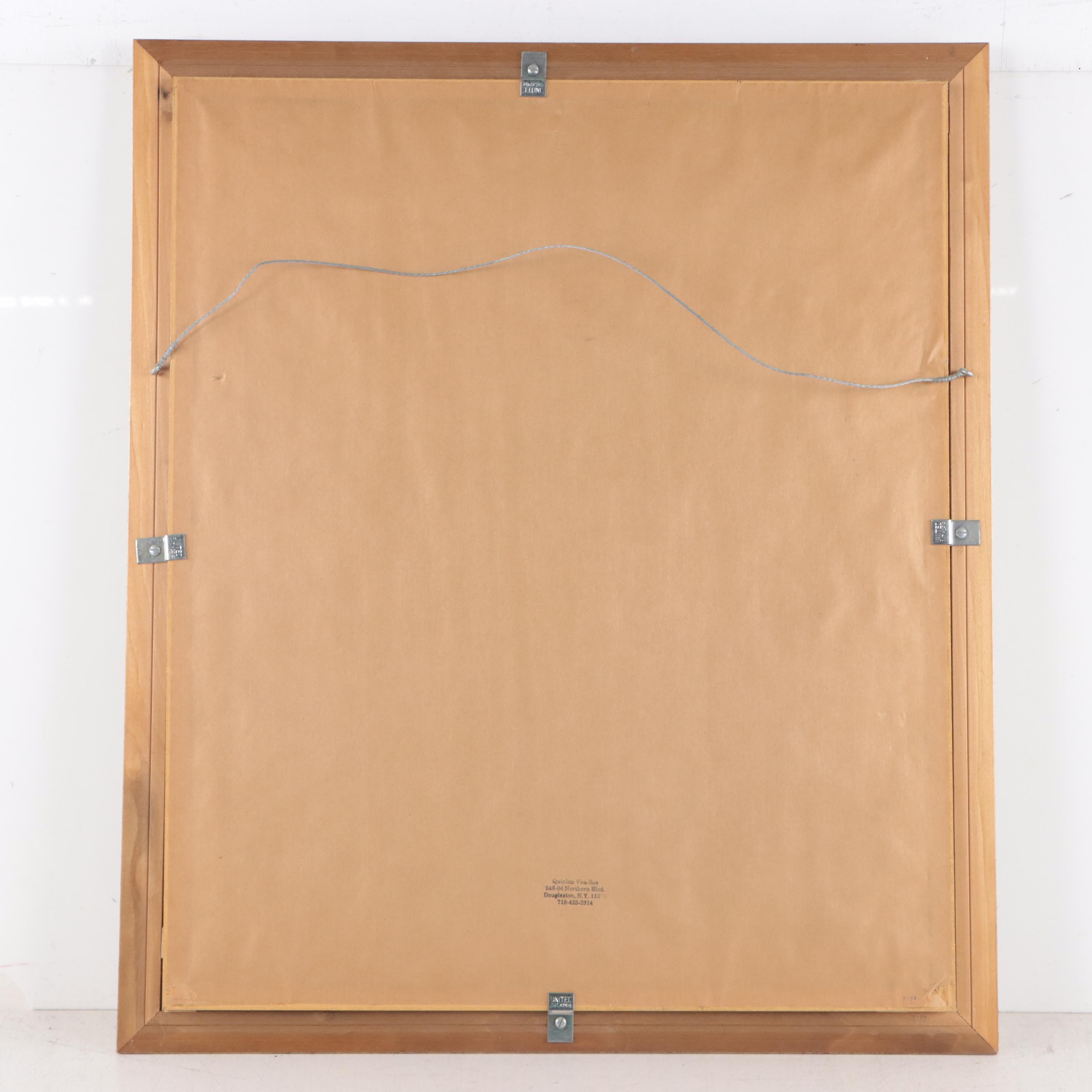 Lowell Blair Nesbitt Serigraph "Red and Yellow Iris," 1980