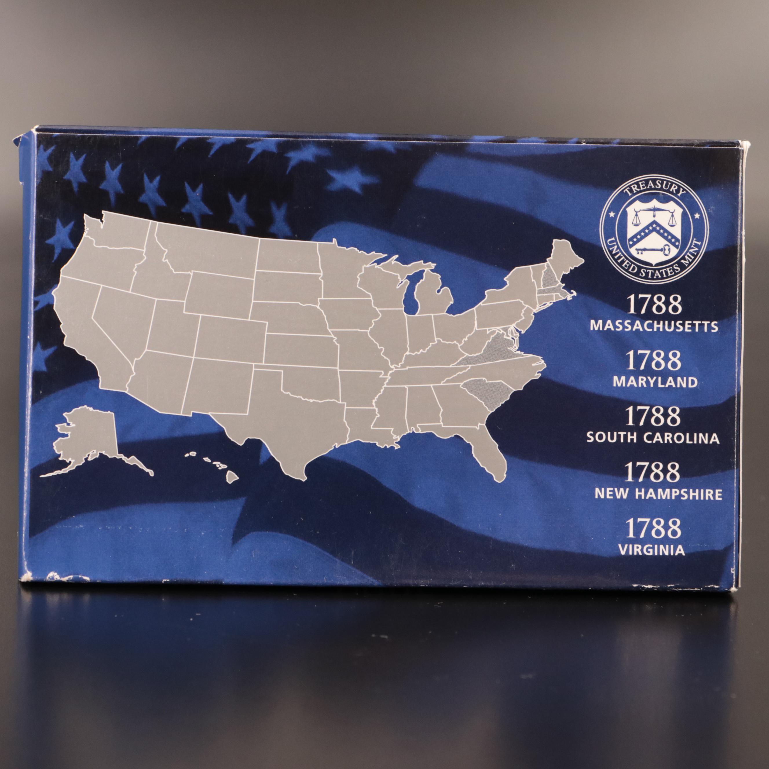 Complete Set of Eleven Different Statehood and Territories Quarters Proof Sets