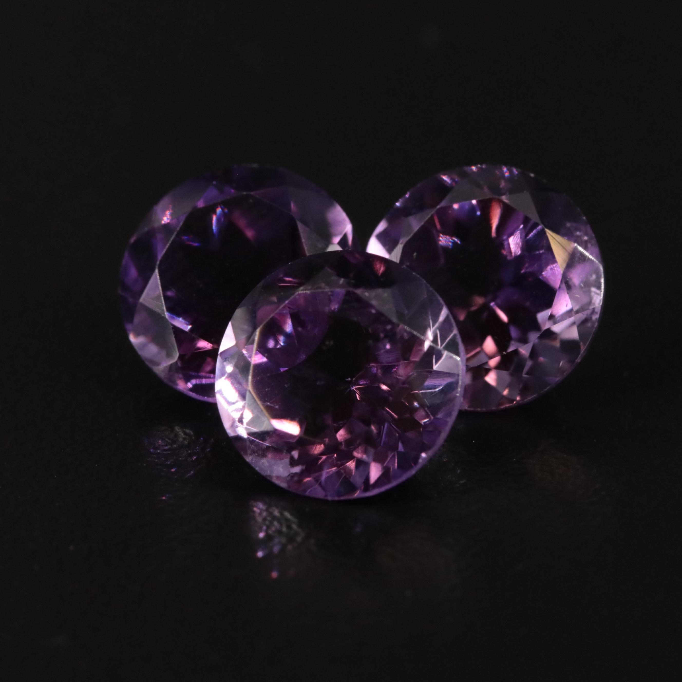 Loose 14.22 CTW Amethyst Lot