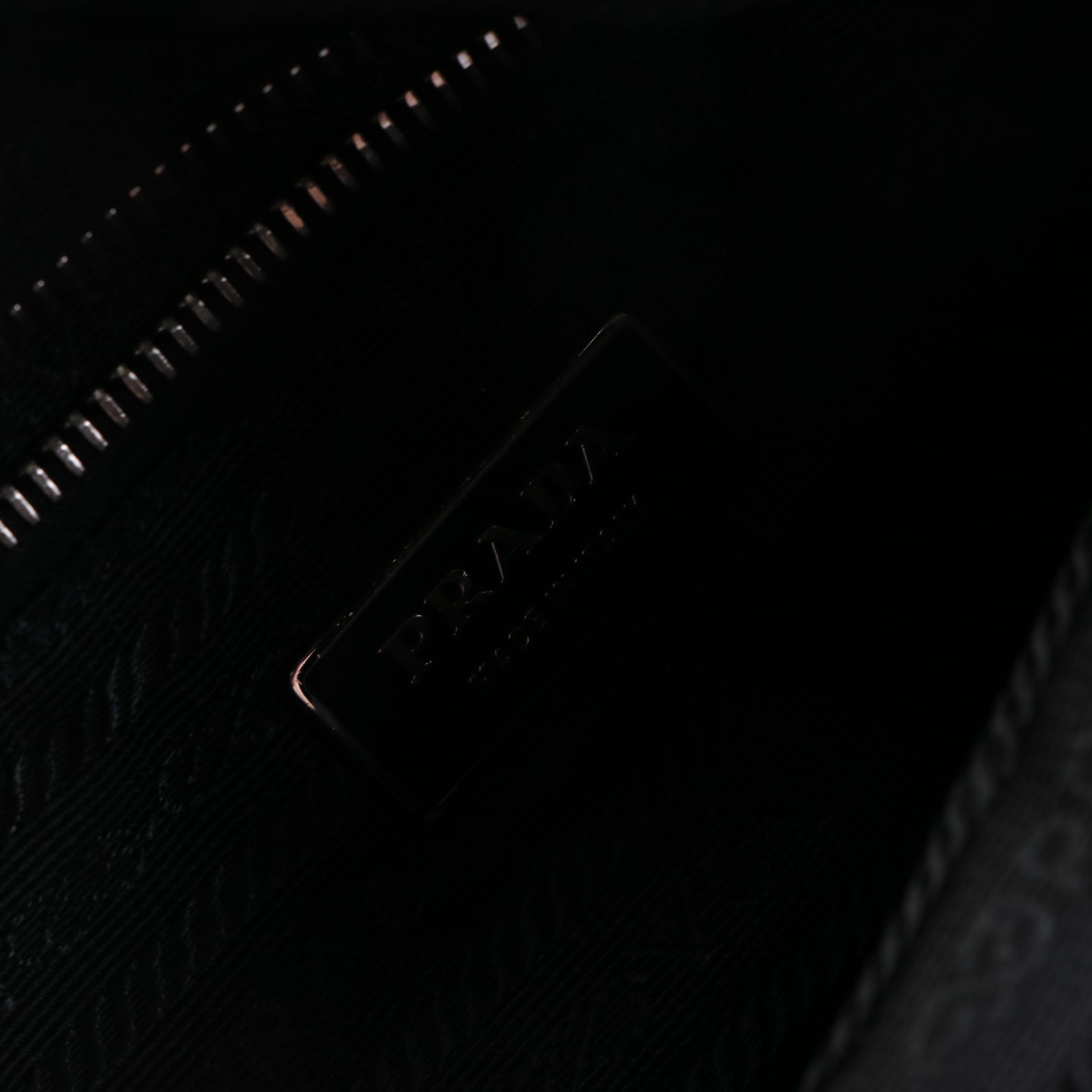 Prada Tessuto Nylon and Leather Shoulder Bag