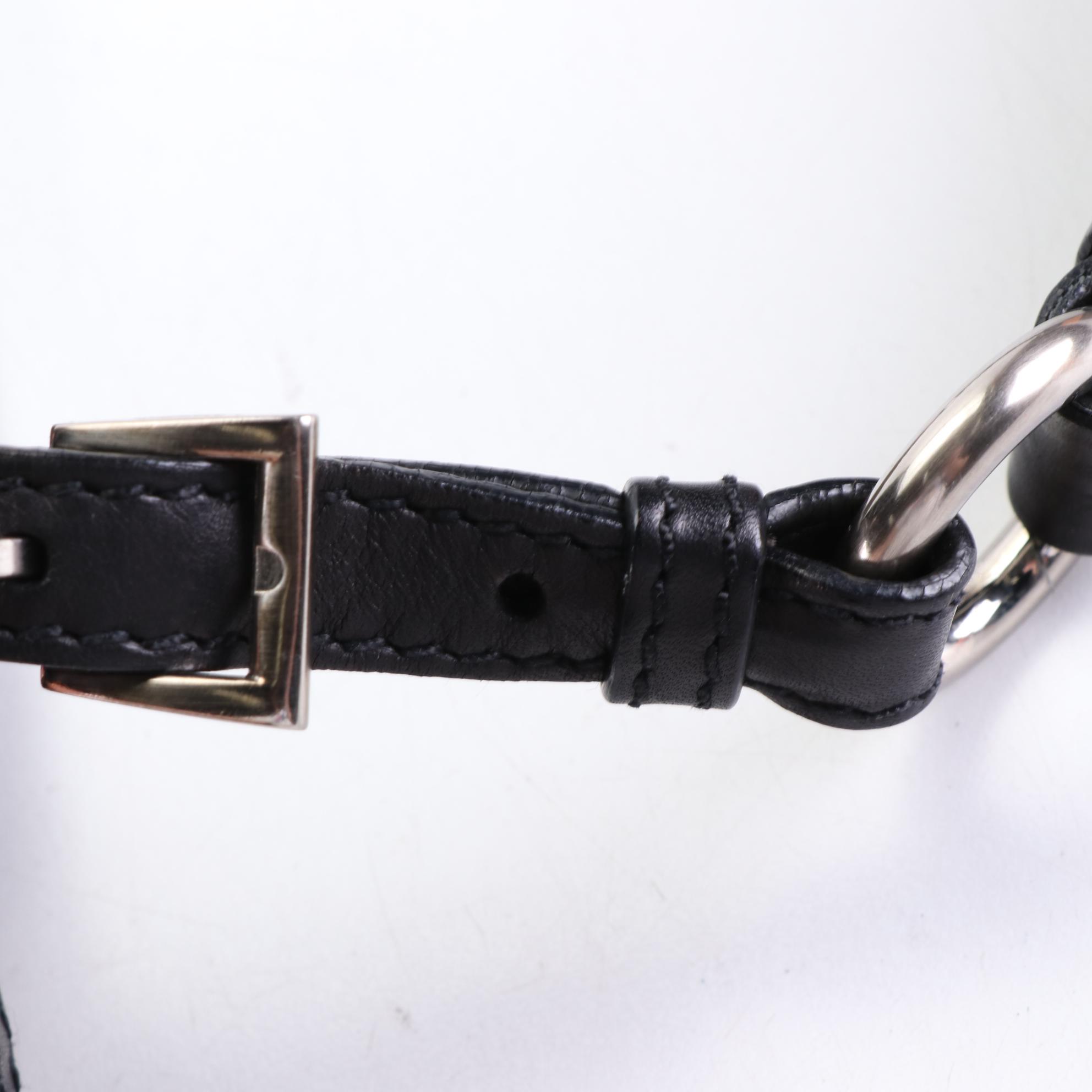 Prada Tessuto Nylon and Leather Shoulder Bag