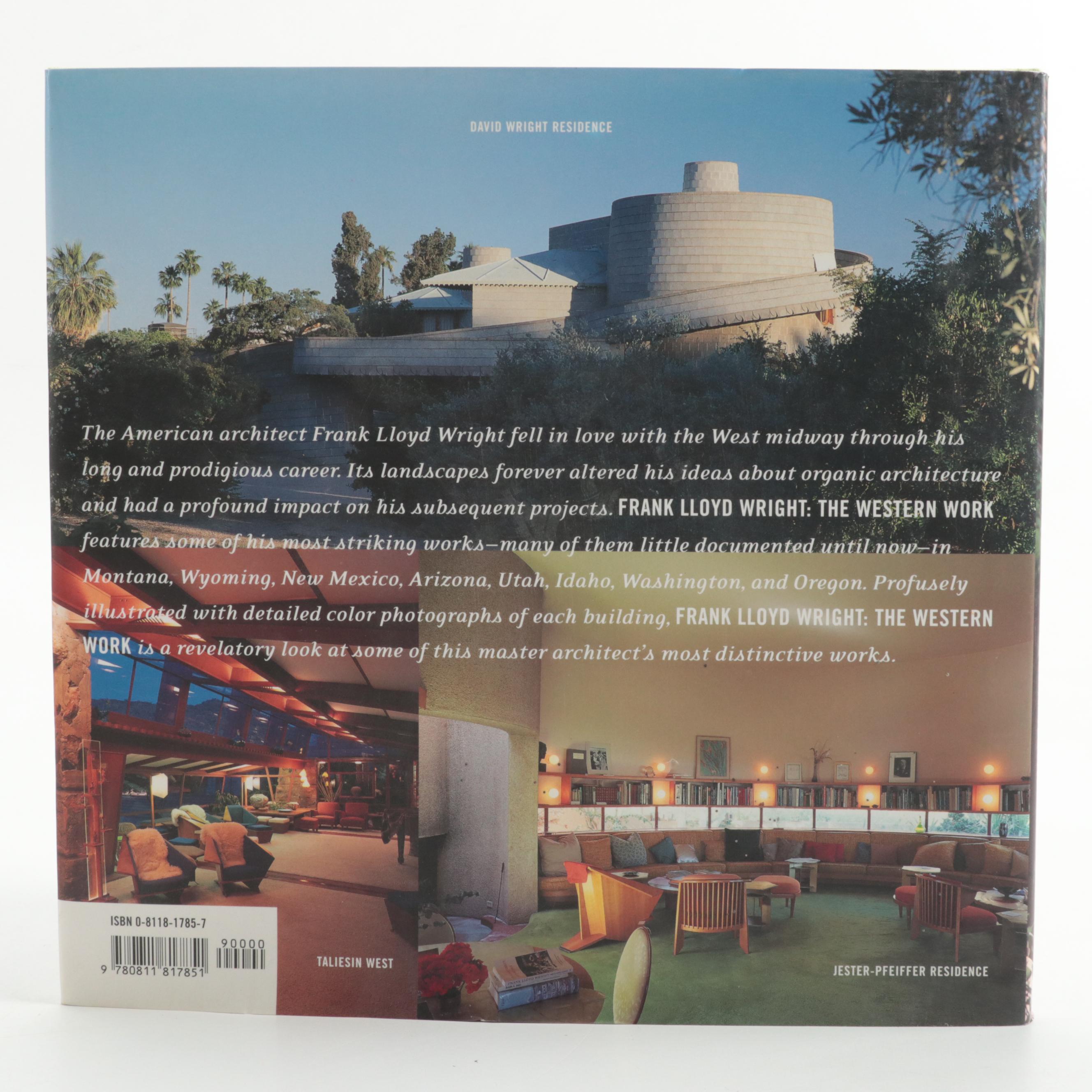 First Edition "Frank Lloyd Wright" by Dixie Legler and More