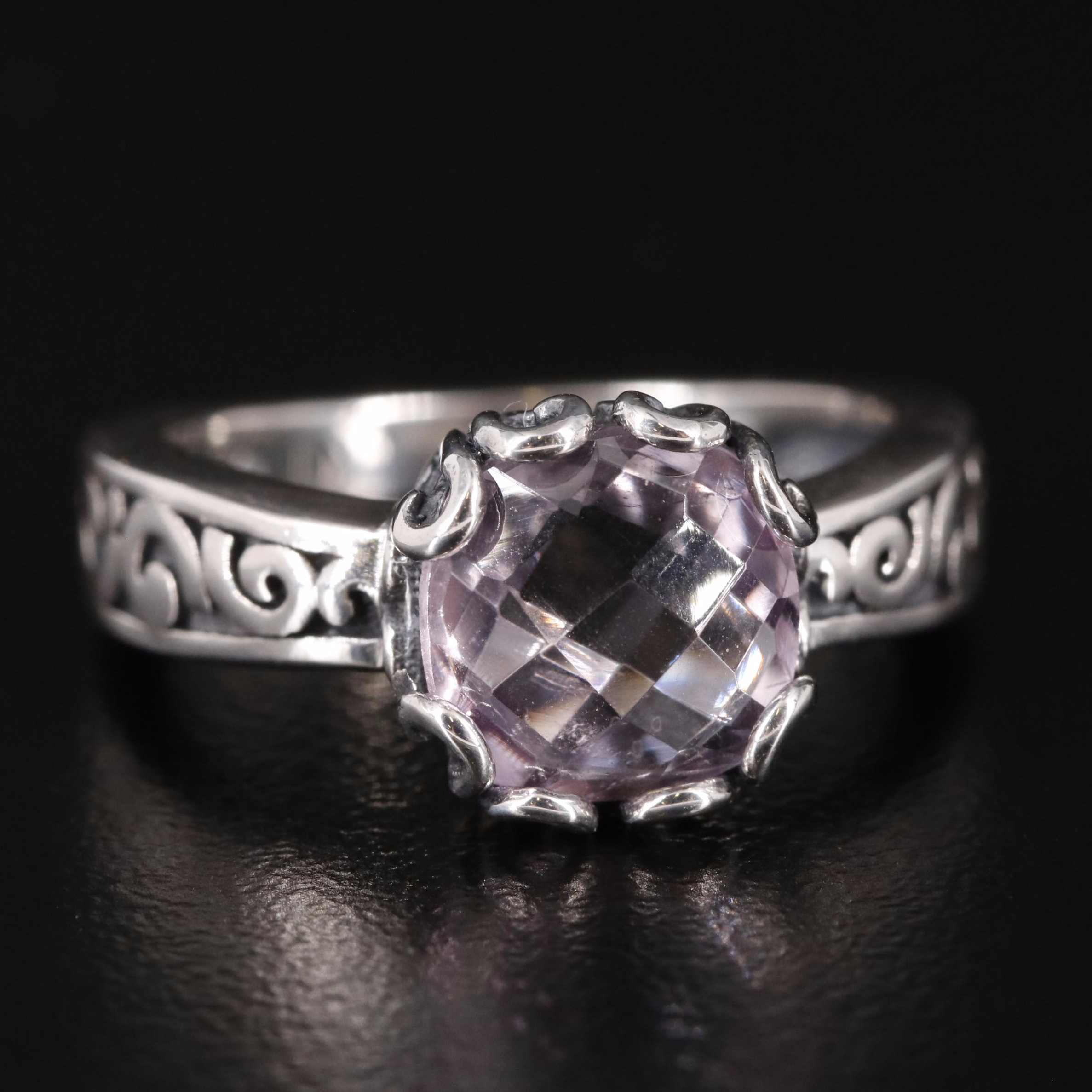 Sterling Amethyst Ring