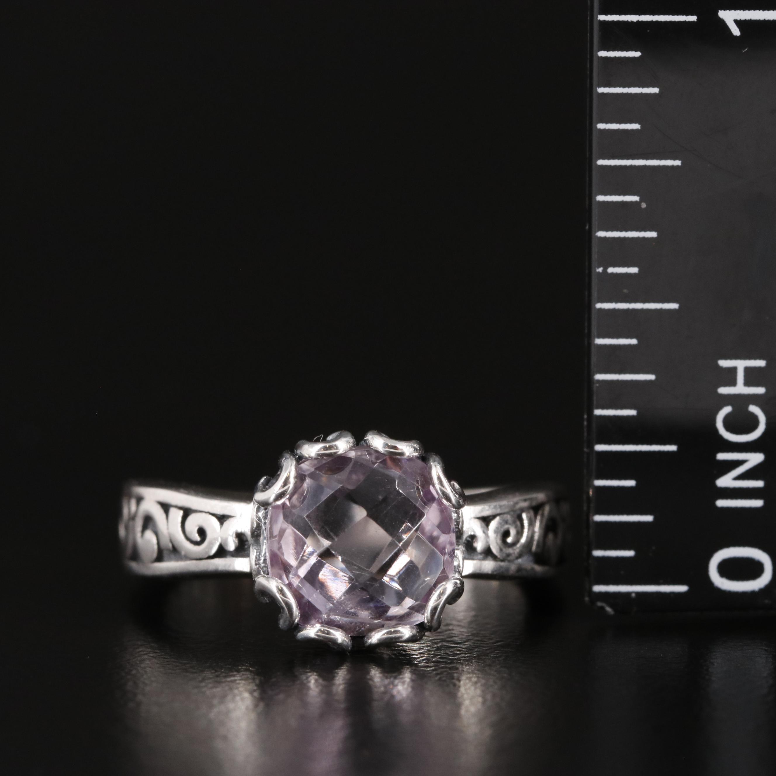 Sterling Amethyst Ring