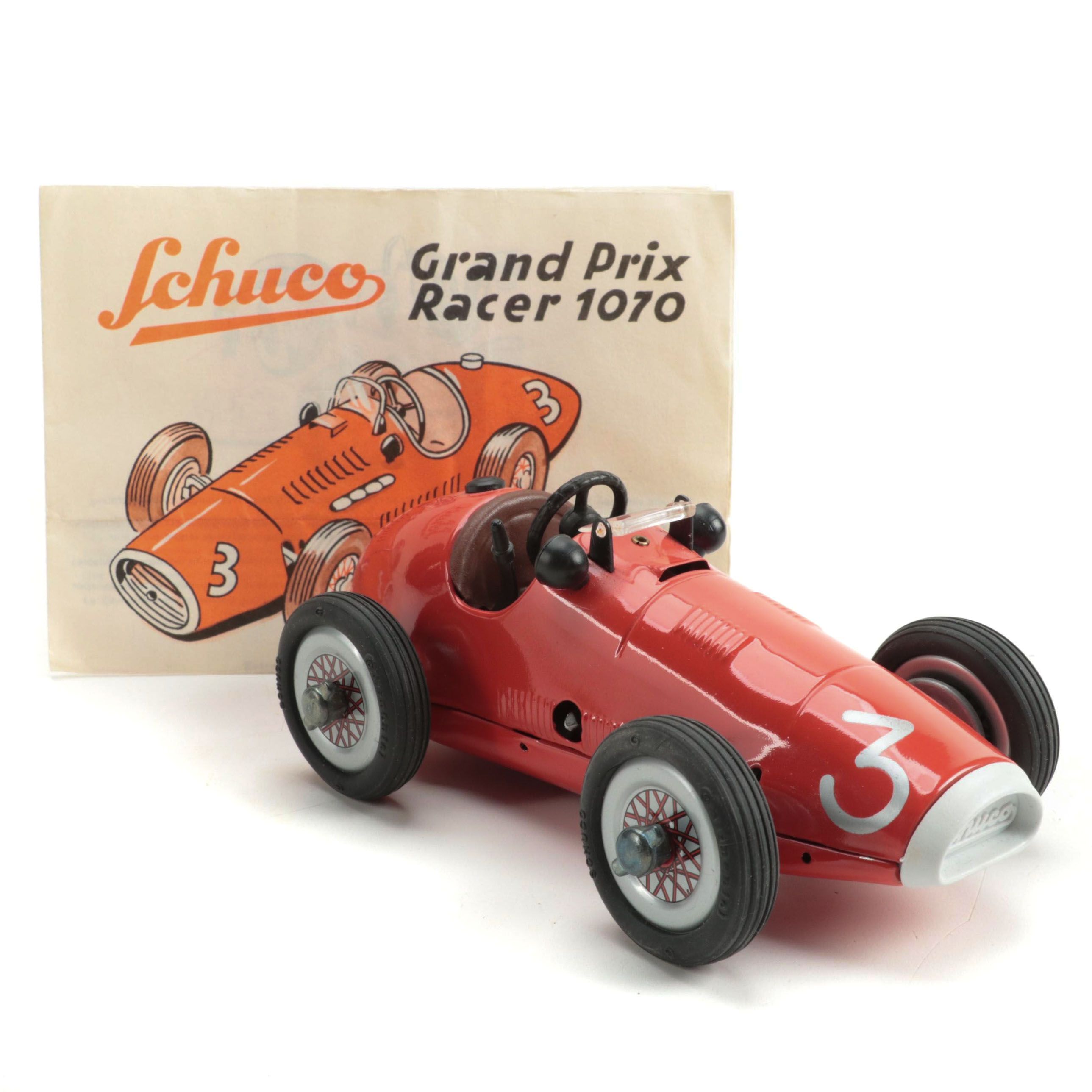 Schuco Metal Grand Prix Racer 1070 Toy Car, Mid-20th Century