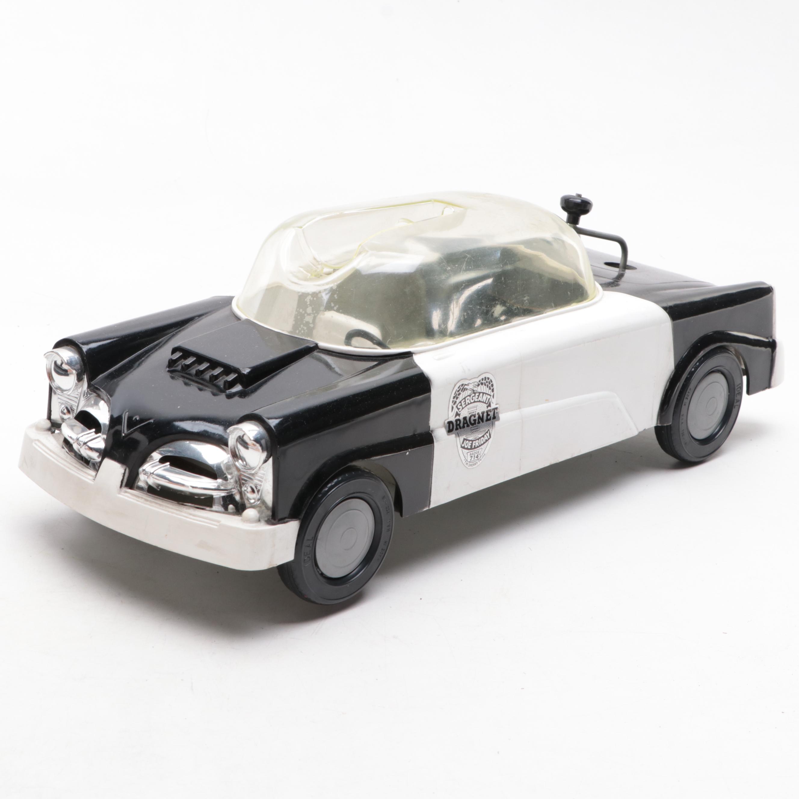 Ideal Dragnet Talking Toy Police Car, 1955