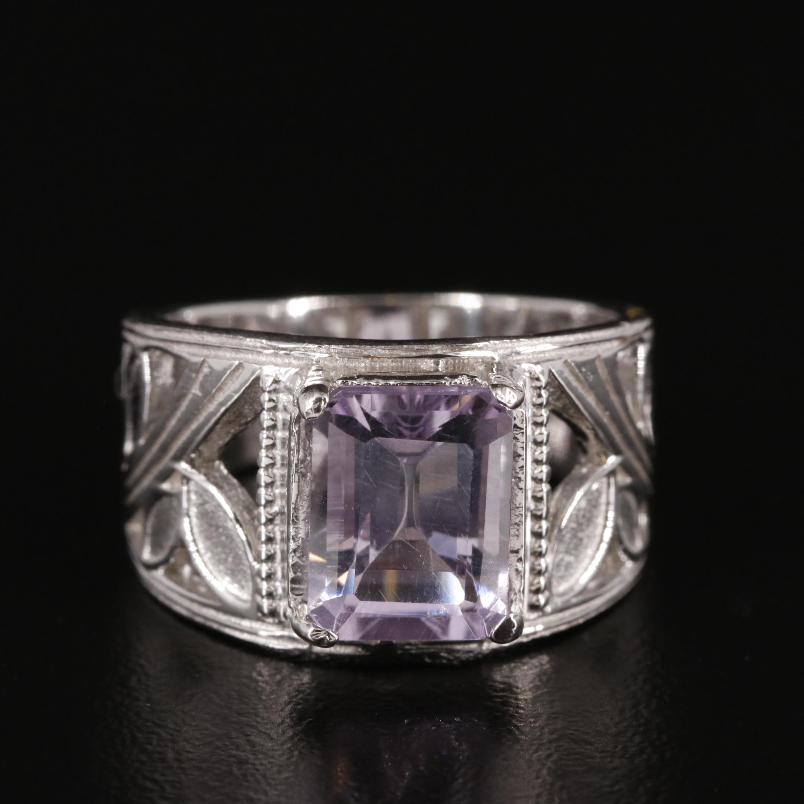 Sterling Amethyst Ring