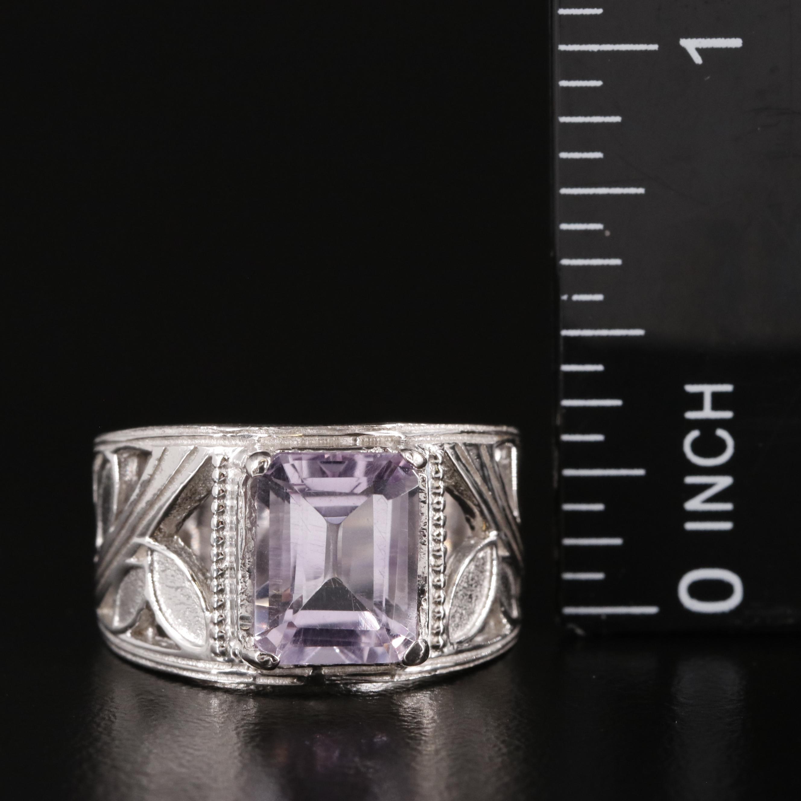 Sterling Amethyst Ring