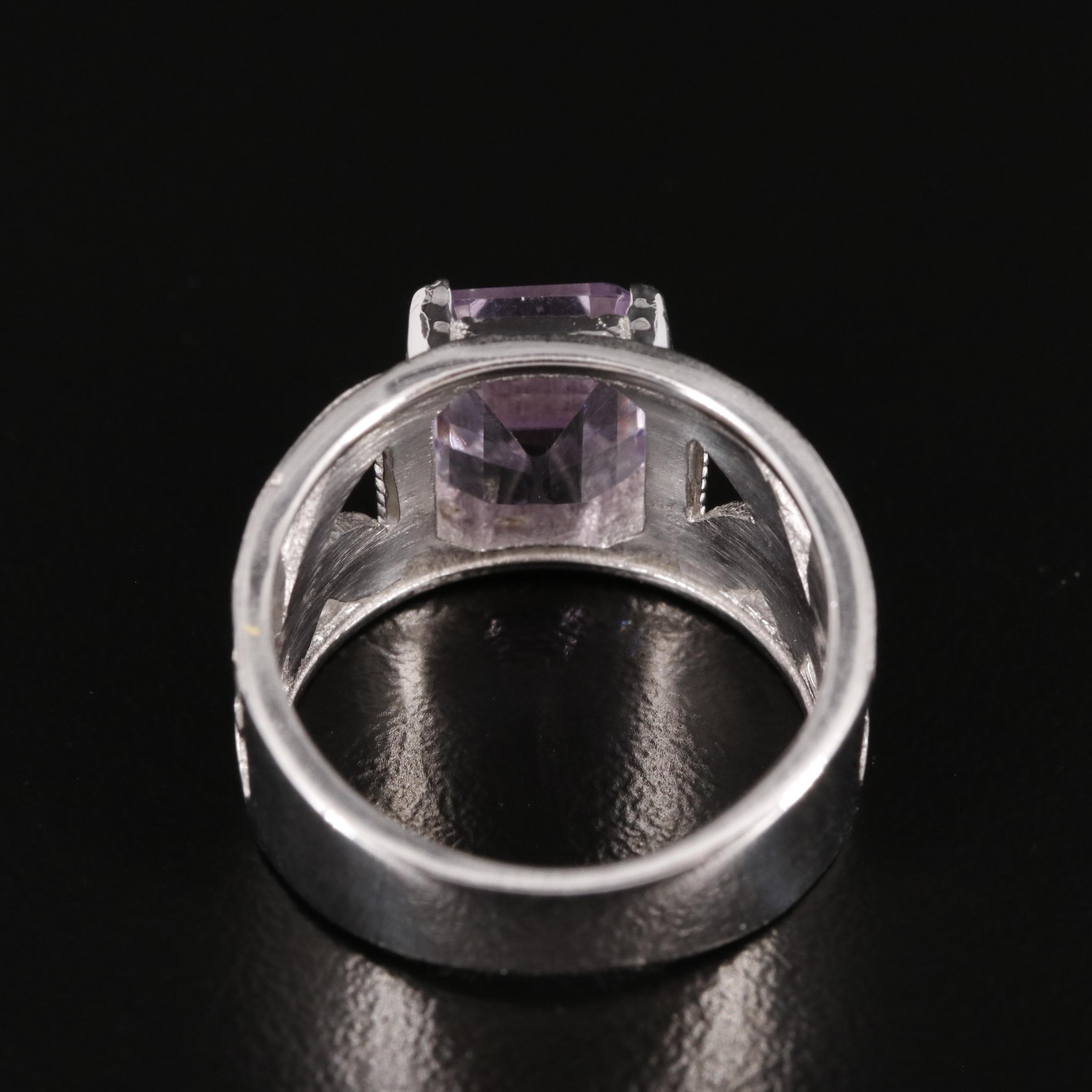 Sterling Amethyst Ring