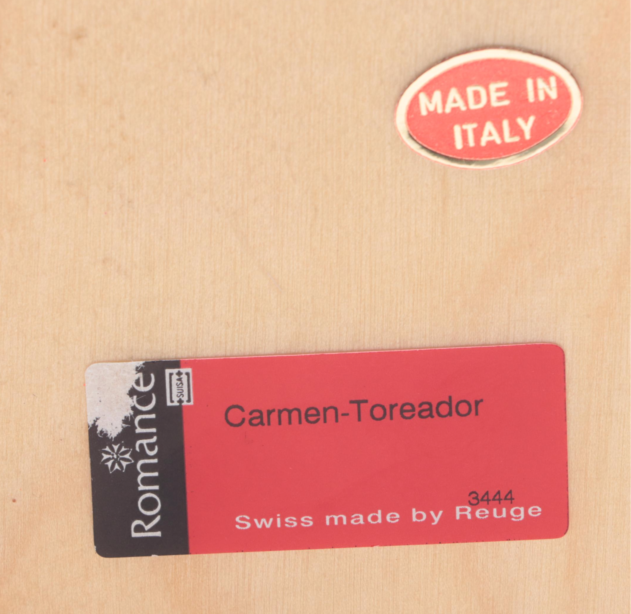 Splendid Lacquered Italian Music Box