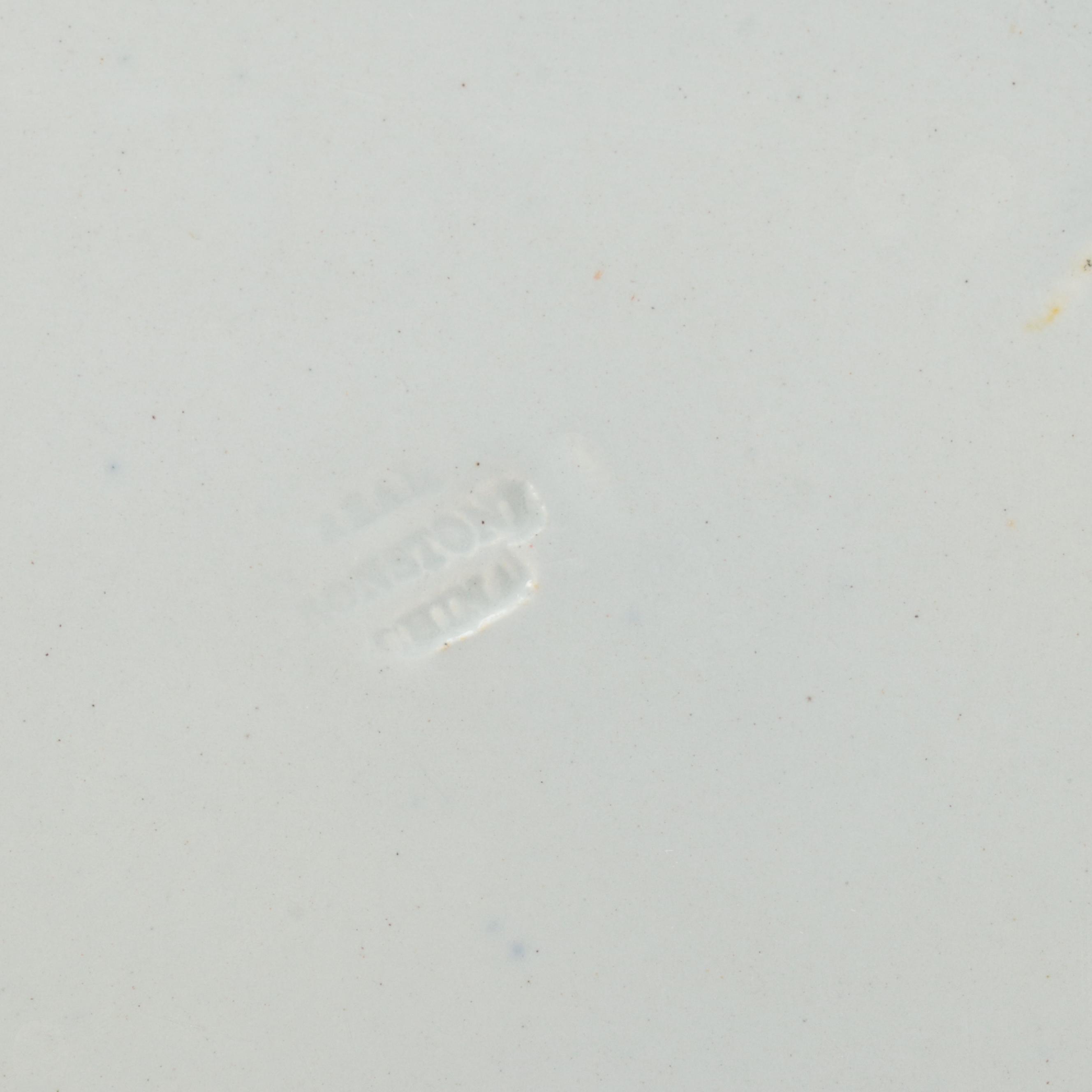 W. Adams & Co. "Kyber" Platter with Other Flow Blue Plates